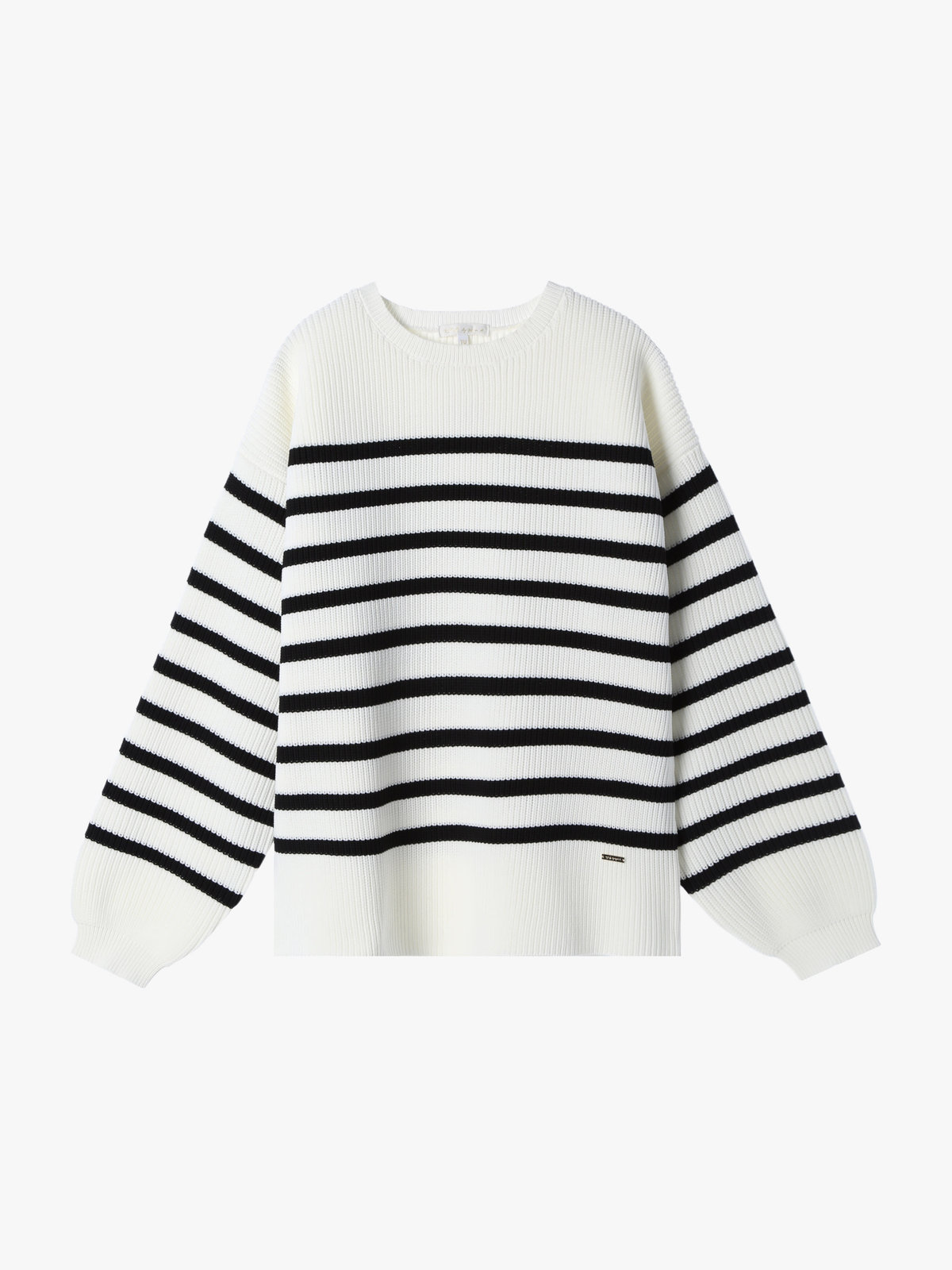 To b. by agnès b. 【Outlet】スポンジニットプルオーバー ホワイト