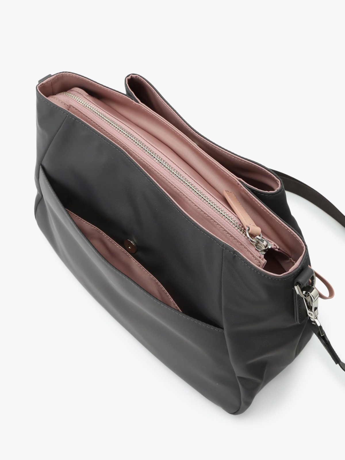 VOYAGE ウィメンズ バッグ＆ウォレット ナイロン 2way ミディアム ショルダーバッグ "Origami" ABS07-02 グレー