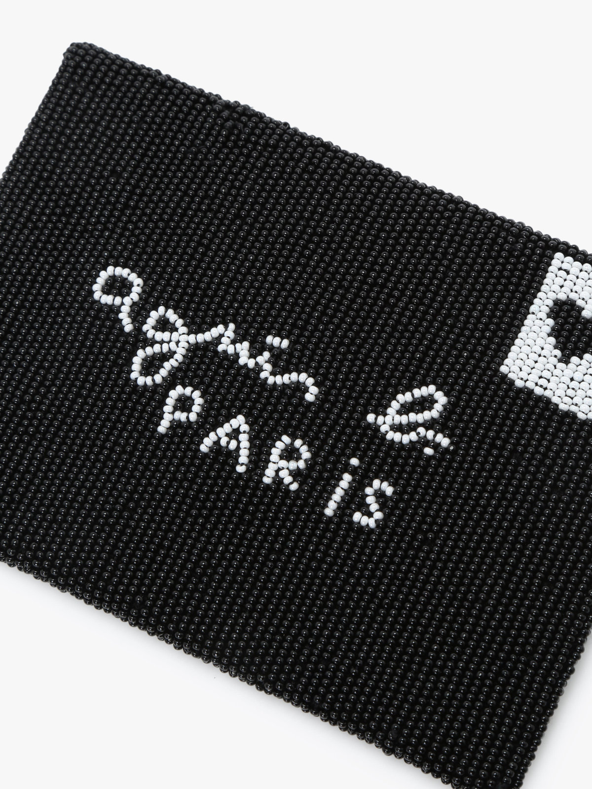 FEMME ウィメンズ ビーズ エンベロップ ポシェット ”Joelle” ブラック