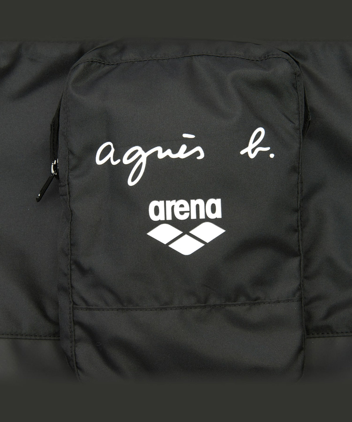 FEMME ウィメンズ agnes b. x arena メッシュバックパック ブラック