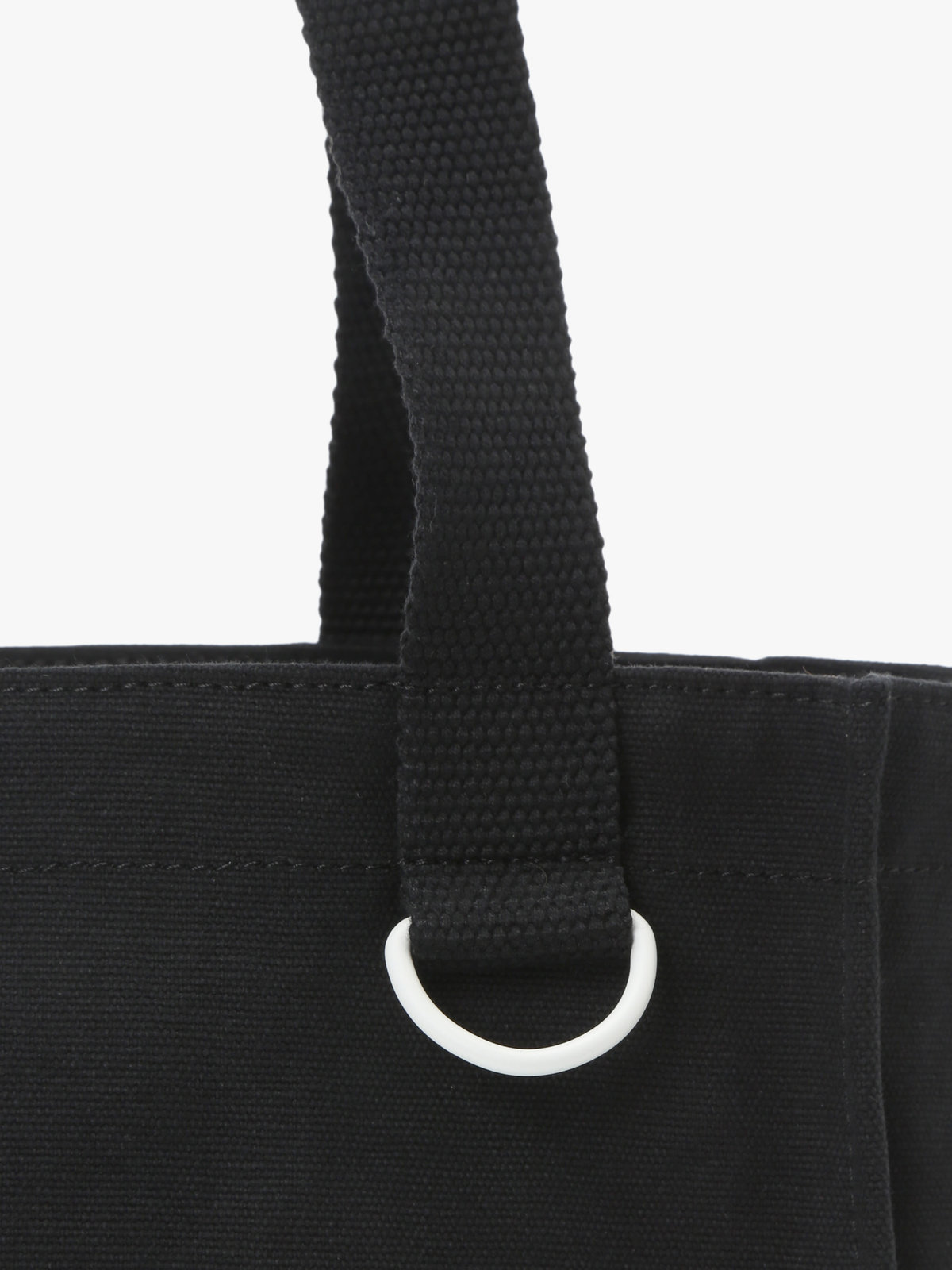 To b. by agnès b. コットン ロゴ ミニ トートバッグ ブラック