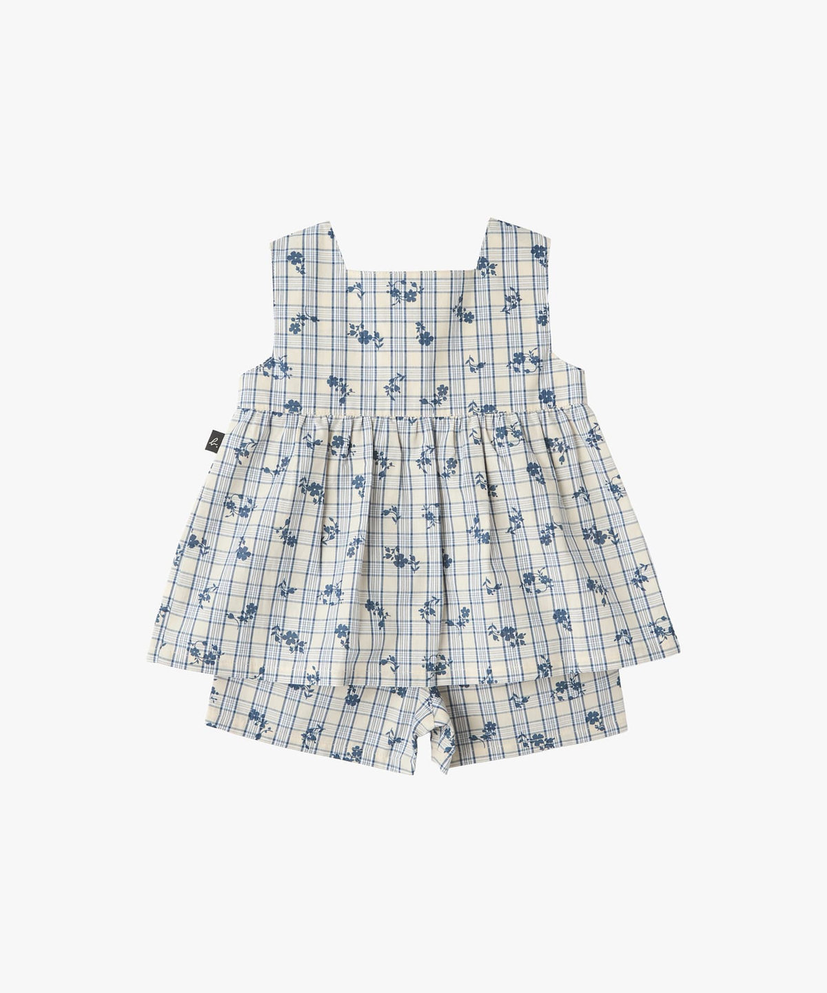 ENFANT ベビー ベビー コットン ノースリーブ ワンピース ブルー系その他
