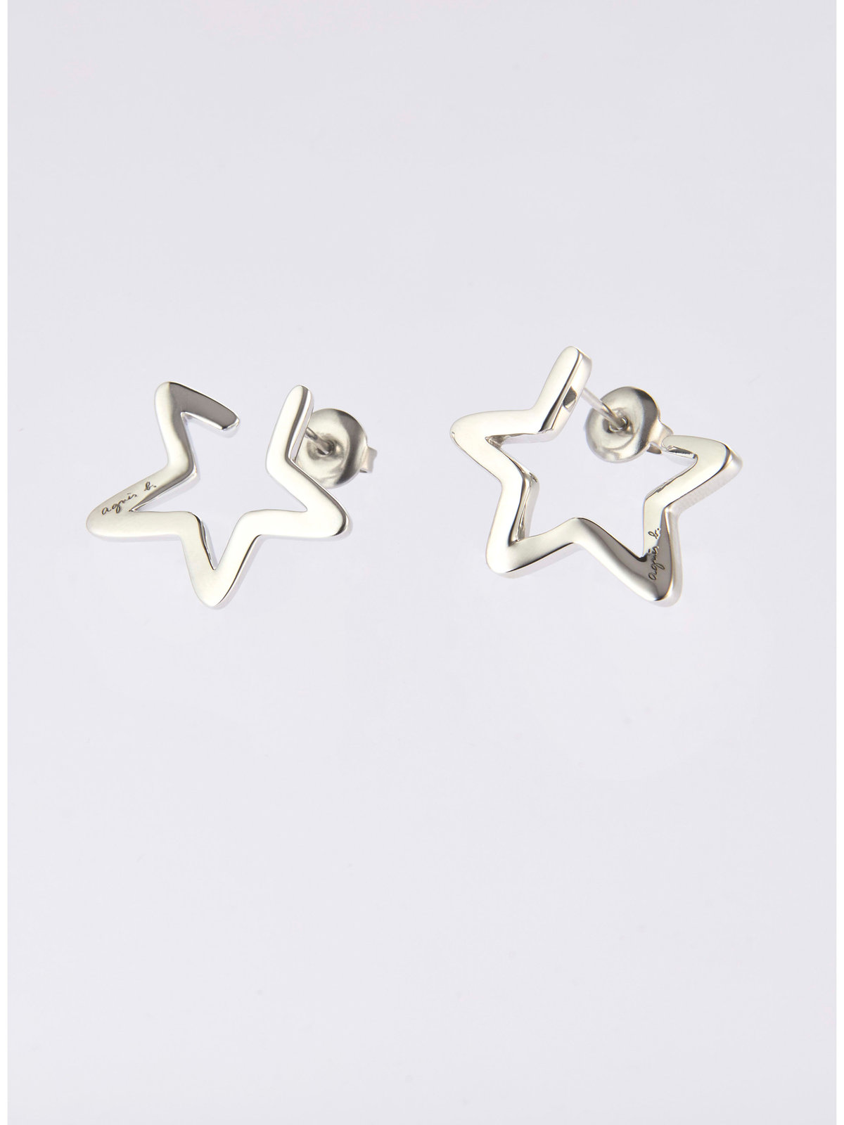 FEMME ウィメンズ スターモチーフ ピアス "Rock Star" シルバー