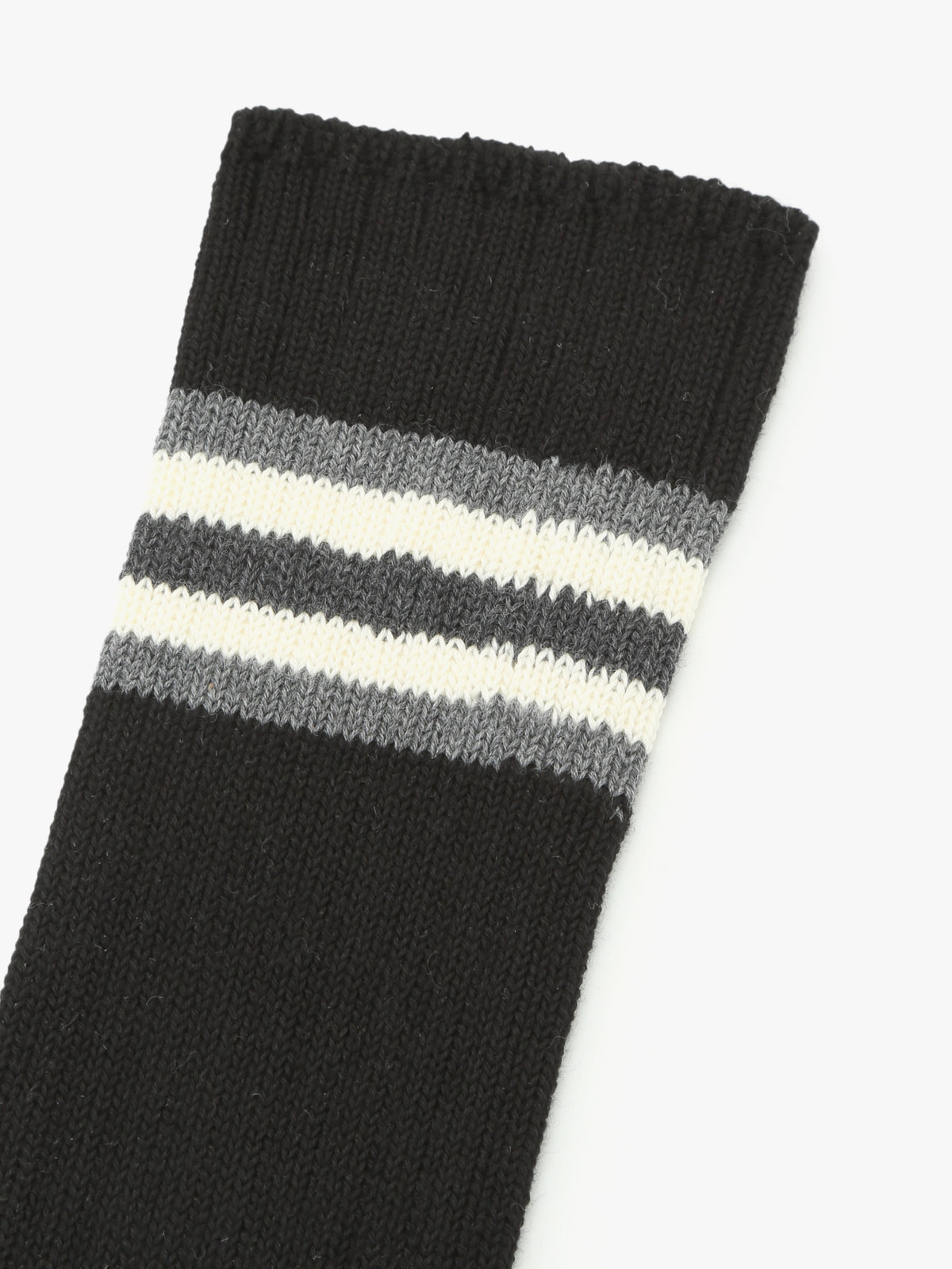 HOMME メンズ メンズ ラインソックス ”Elyes” ブラック