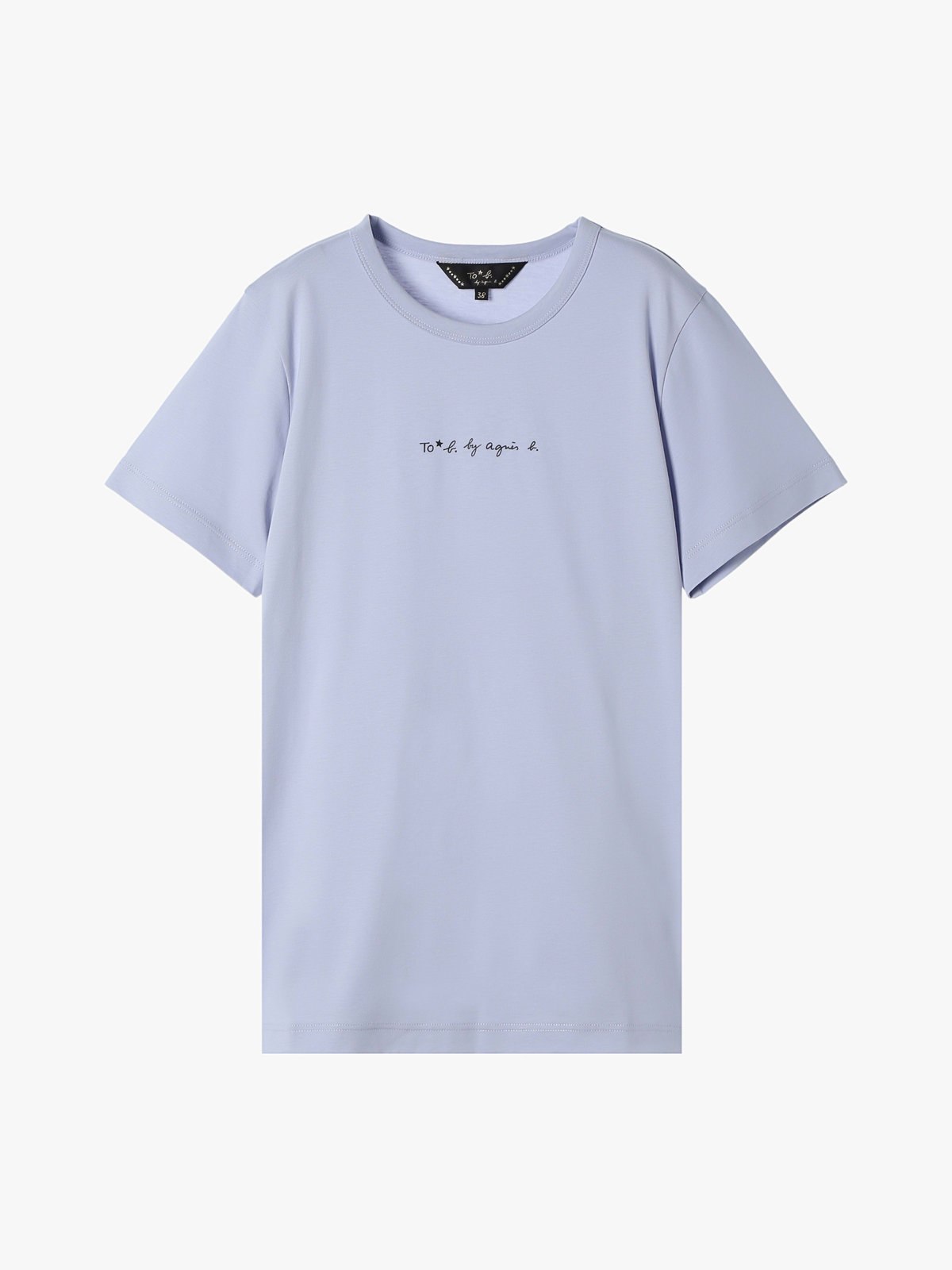 To b. by agnès b. 【Outlet】ベーシックボーイズロゴTシャツ ライトブルー