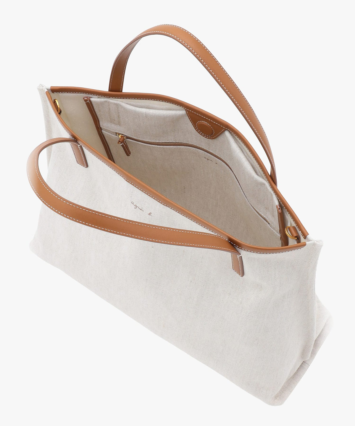 VOYAGE ウィメンズ バッグ＆ウォレット リネン 2way トートバッグ ABX01-01 キャメル