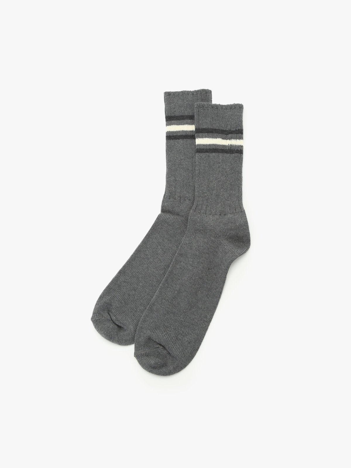 HOMME メンズ メンズ ソックス グレー