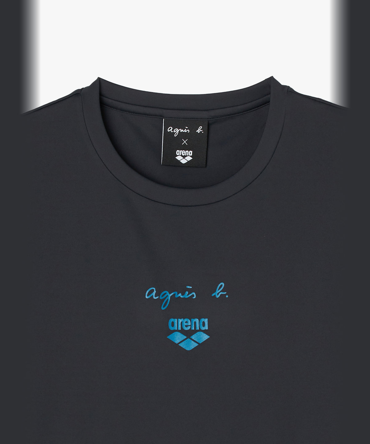 FEMME ウィメンズ agnes b. x arena Tシャツ ブラック