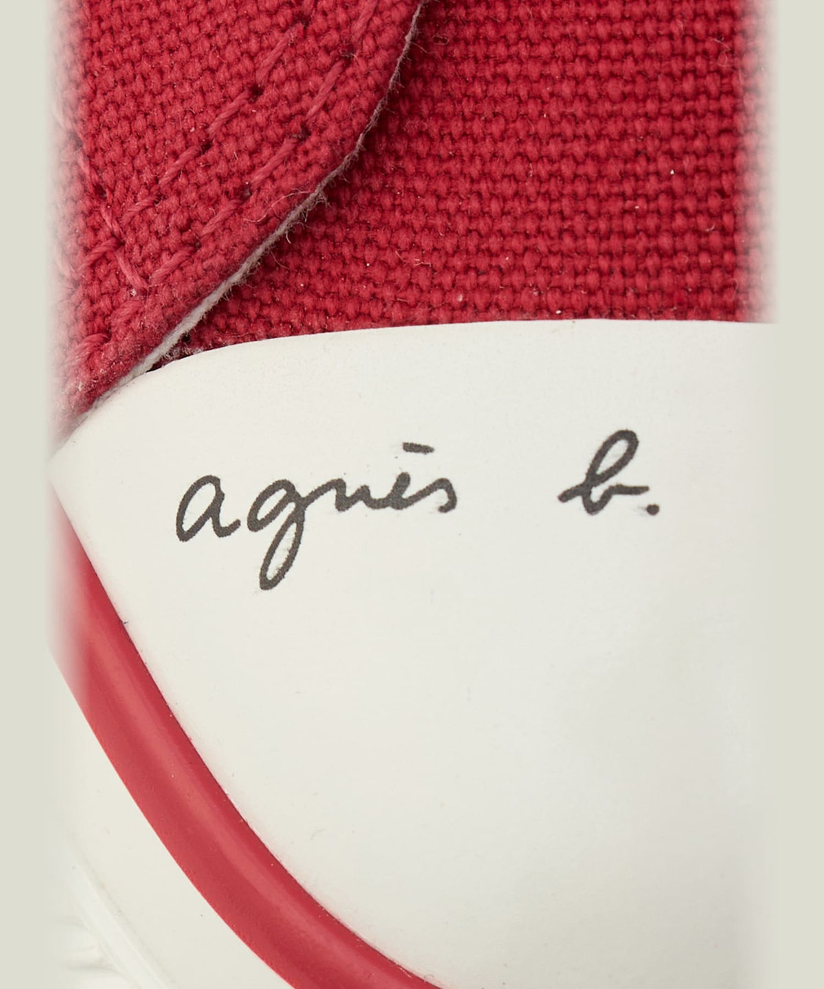 FEMME ウィメンズ agnes b. × CONVERSE コンバース ALL STAR AGED OX レッド