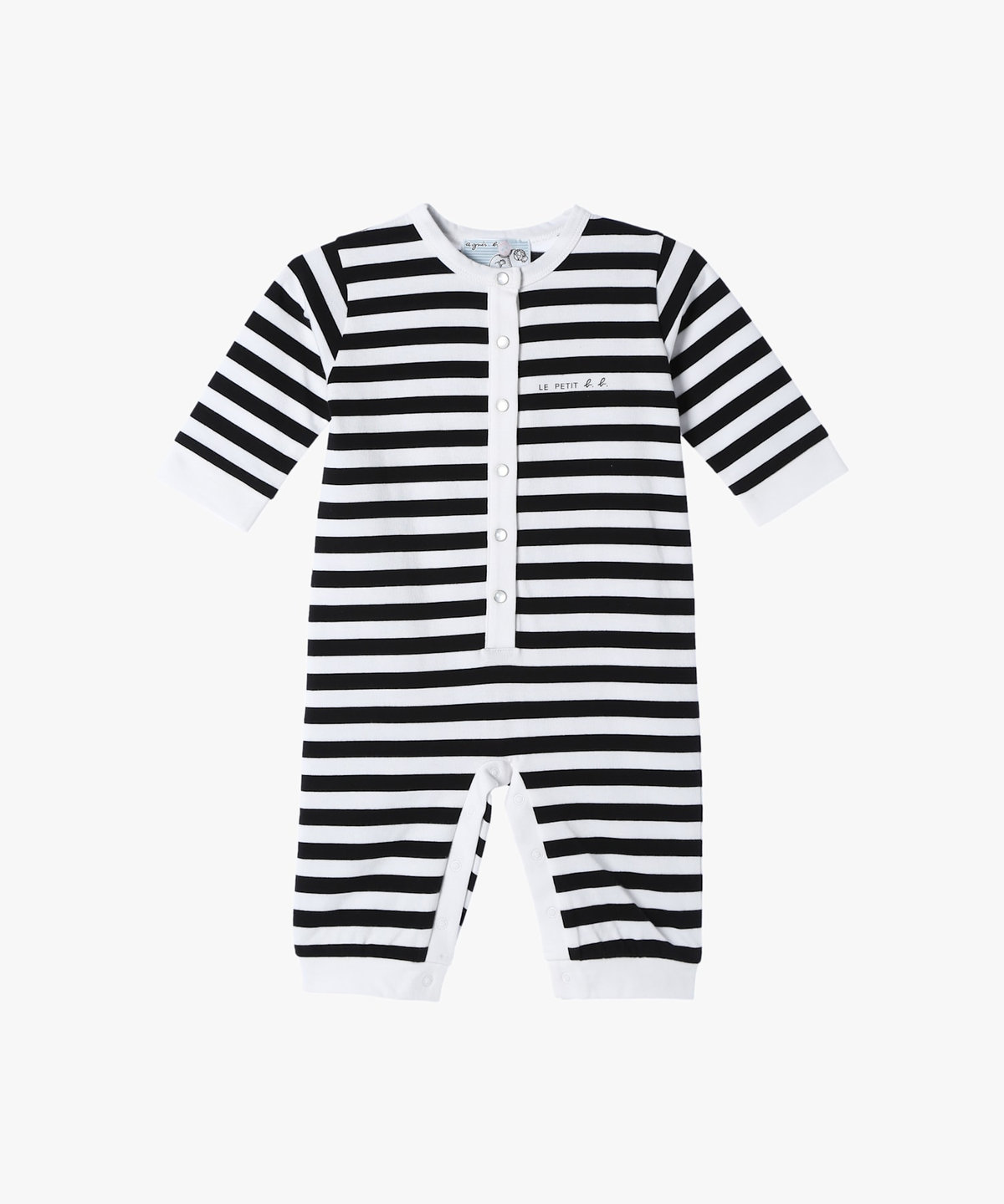 ENFANT ベビー WEB限定 ベビーギフトボックス スタイ・ロンパース2点セット ホワイト×ブラック