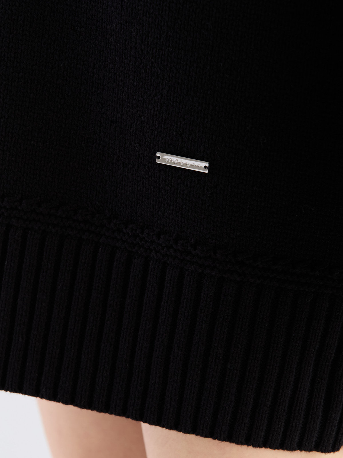 To b. by agnès b. 【Outlet】ソフトニットミニワンピース ブラック