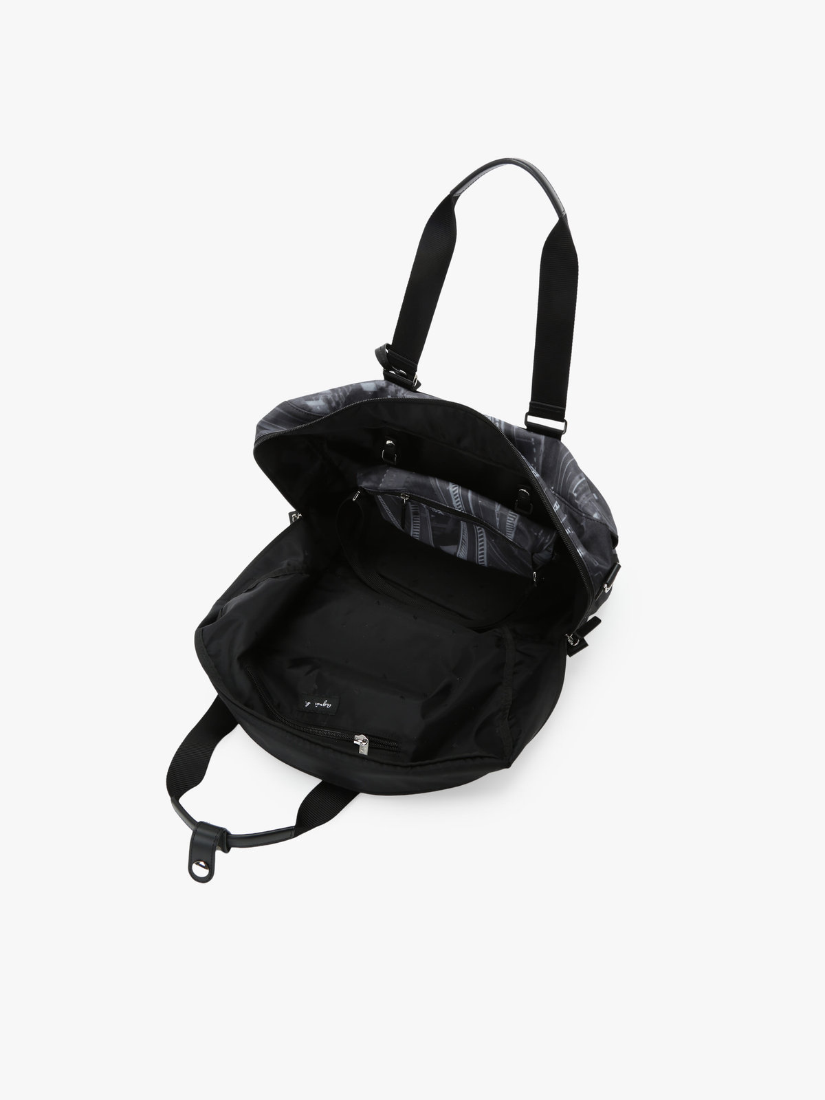 VOYAGE ウィメンズ バッグ＆ウォレット フォトプリント 2way ラージ ボストンバッグ "Tokyo Highway" RAT01Q-01 ブラック