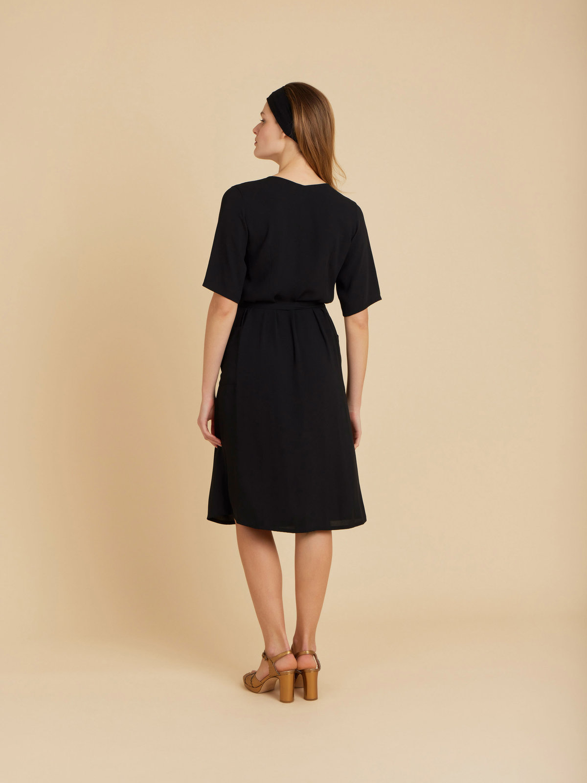 FEMME ウィメンズ 【Outlet】US38 ROBE ワンピース ブラック