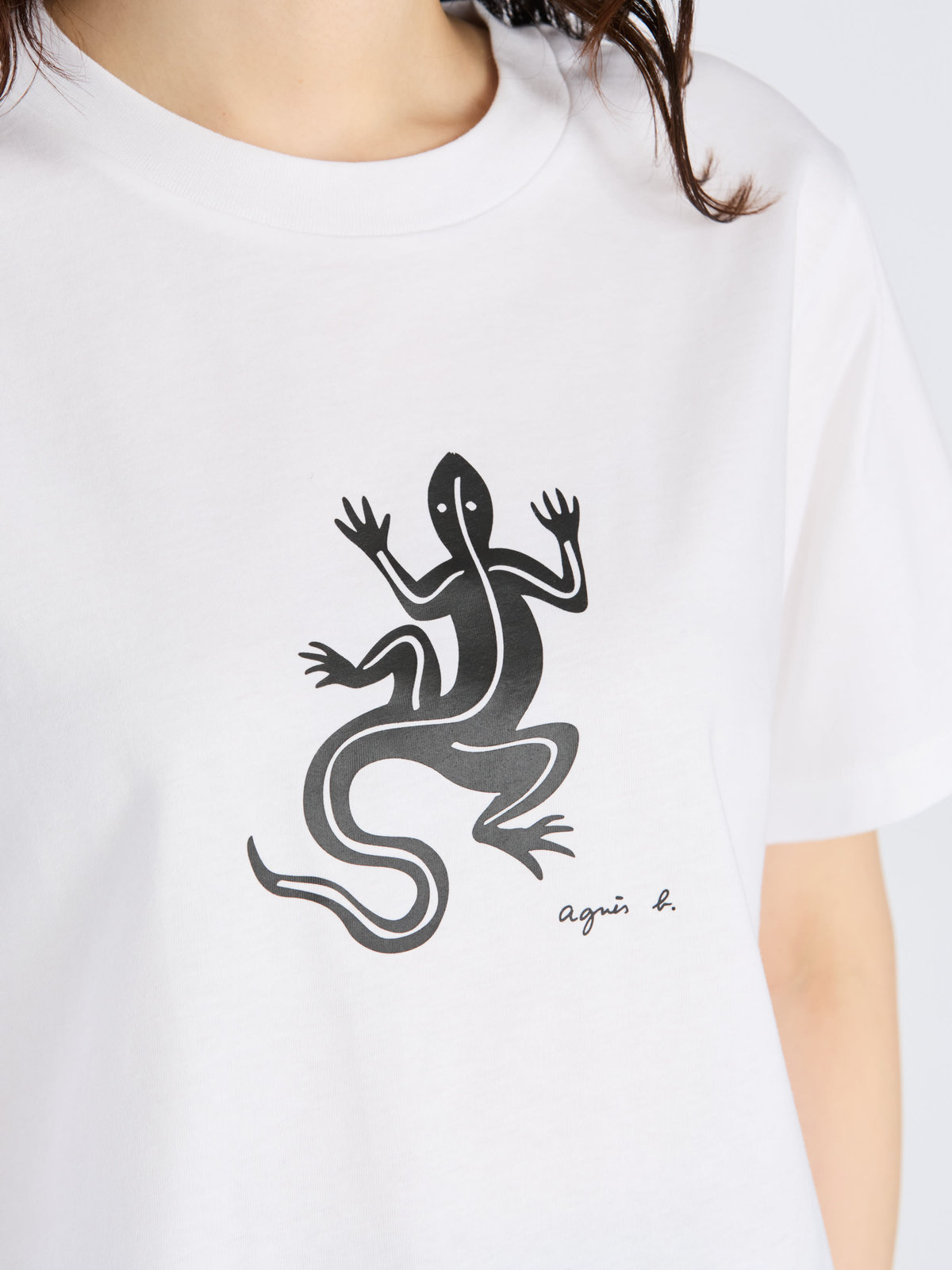 FEMME ウィメンズ SF64 TS レザールTシャツ ホワイト