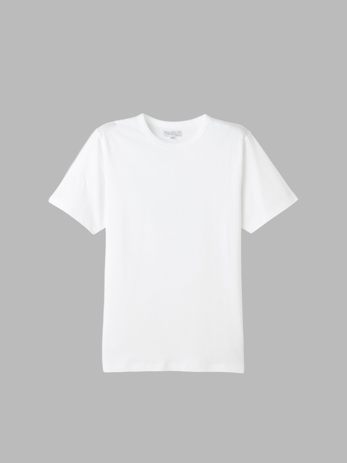 HOMME メンズ メンズ コットン 半袖 Tシャツ "Coulos" ホワイト