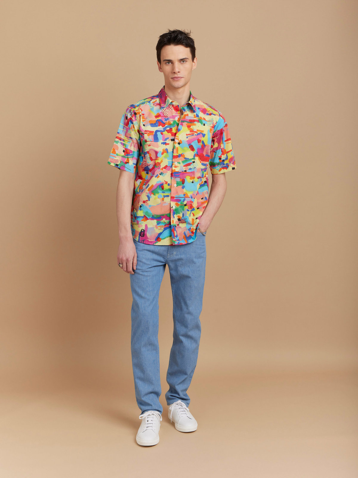 HOMME メンズ 【Outlet】IDK1 CHEMISE シャツ マルチ