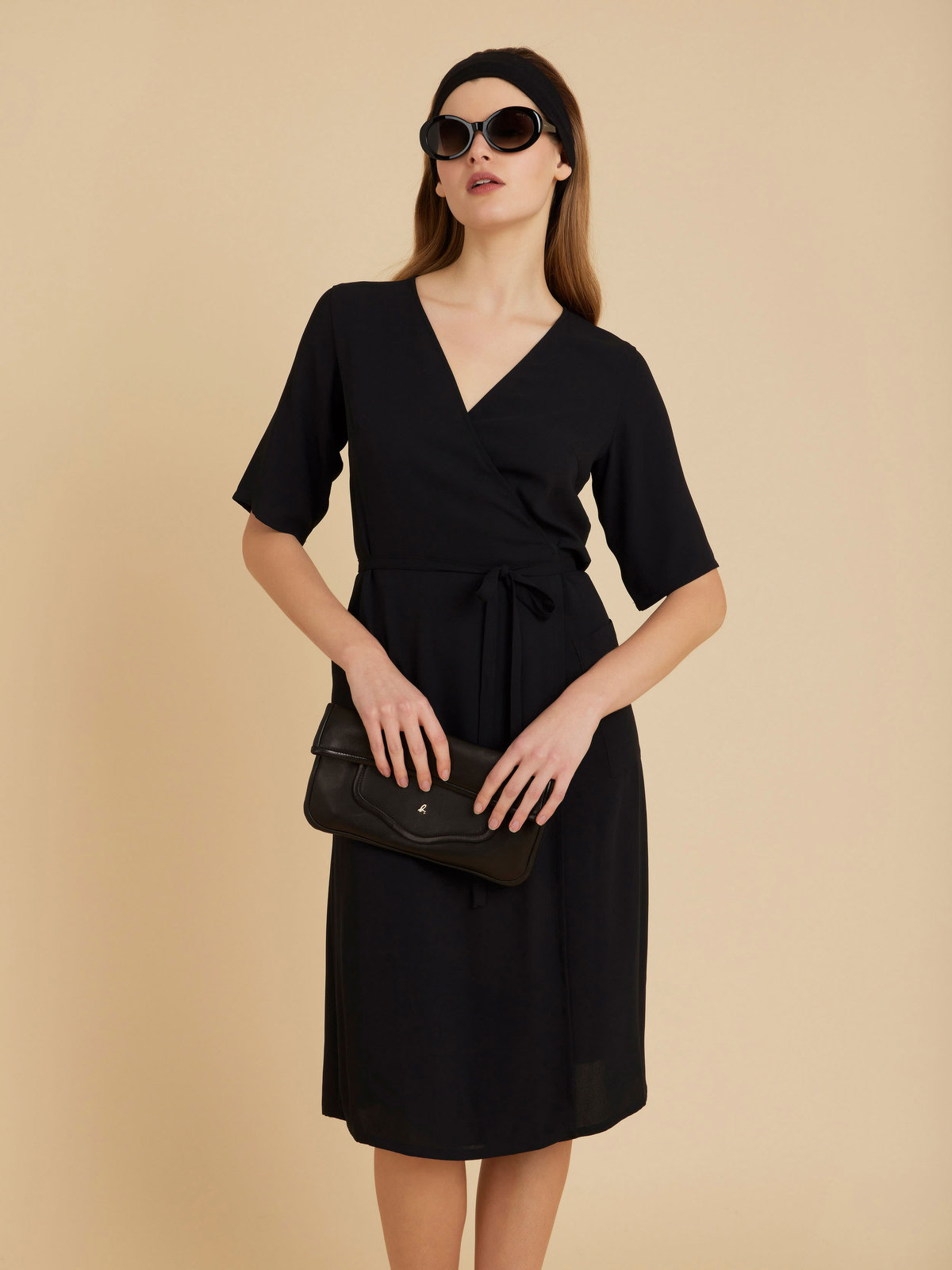 FEMME ウィメンズ 【Outlet】US38 ROBE ワンピース ブラック