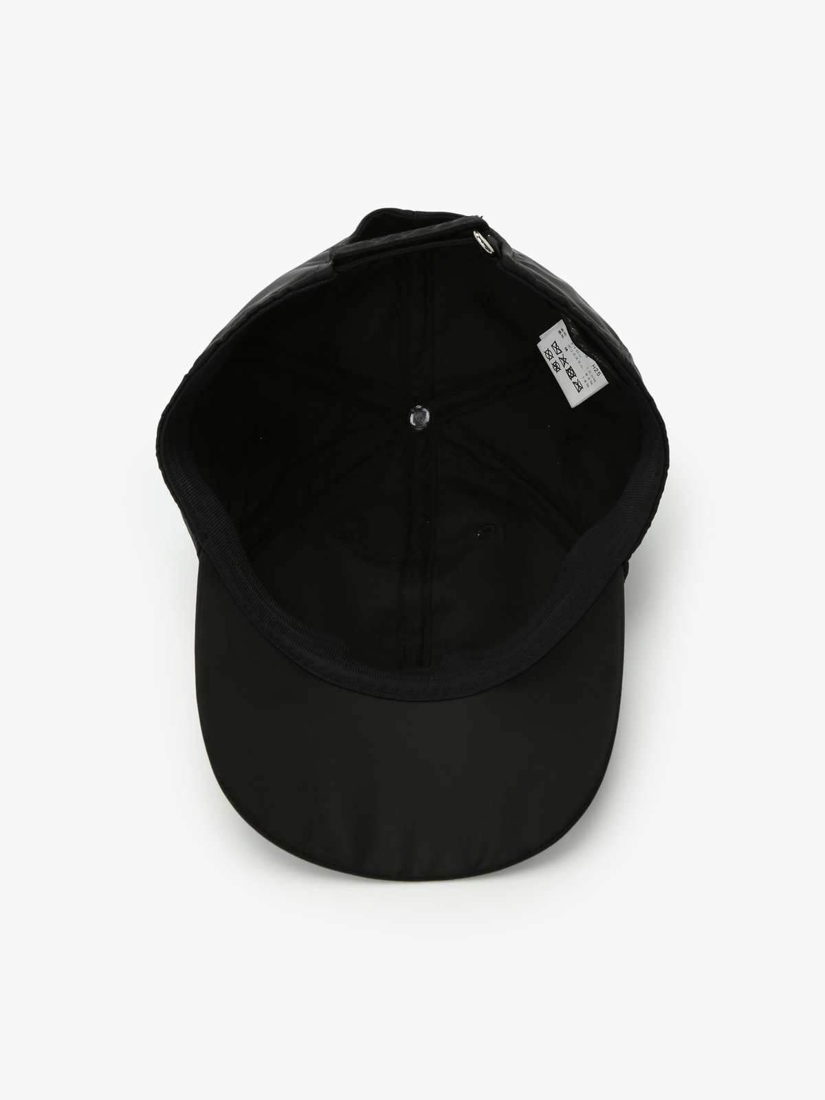 To b. by agnès b. ロゴ刺繍 キャップ ブラック