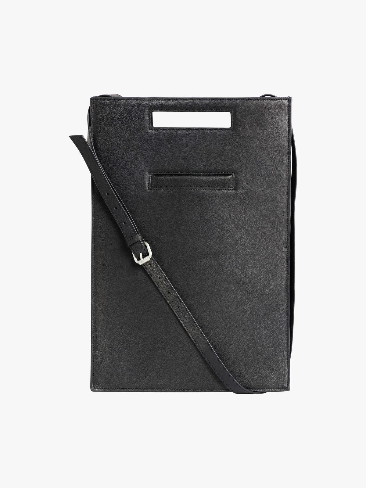 HOMME メンズ メンズ カーフスキン バッグ "Ruben" ブラック