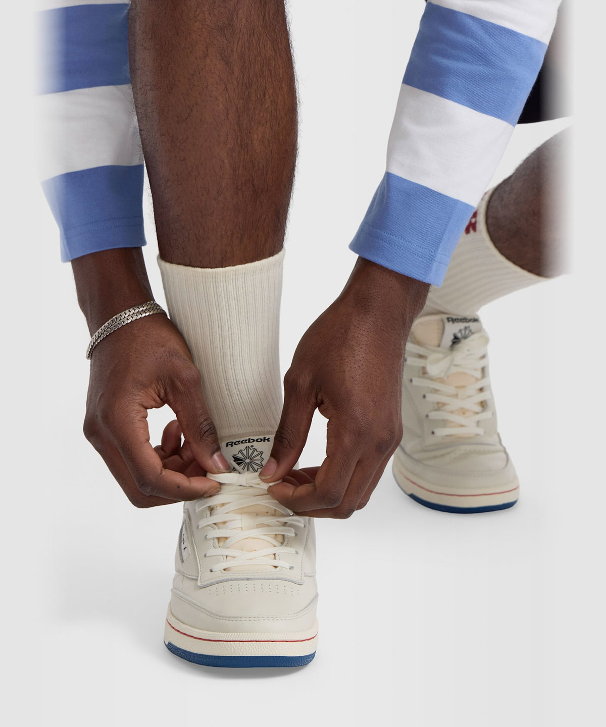 HOMME メンズ メンズ ソックス "Oscar" ホワイト