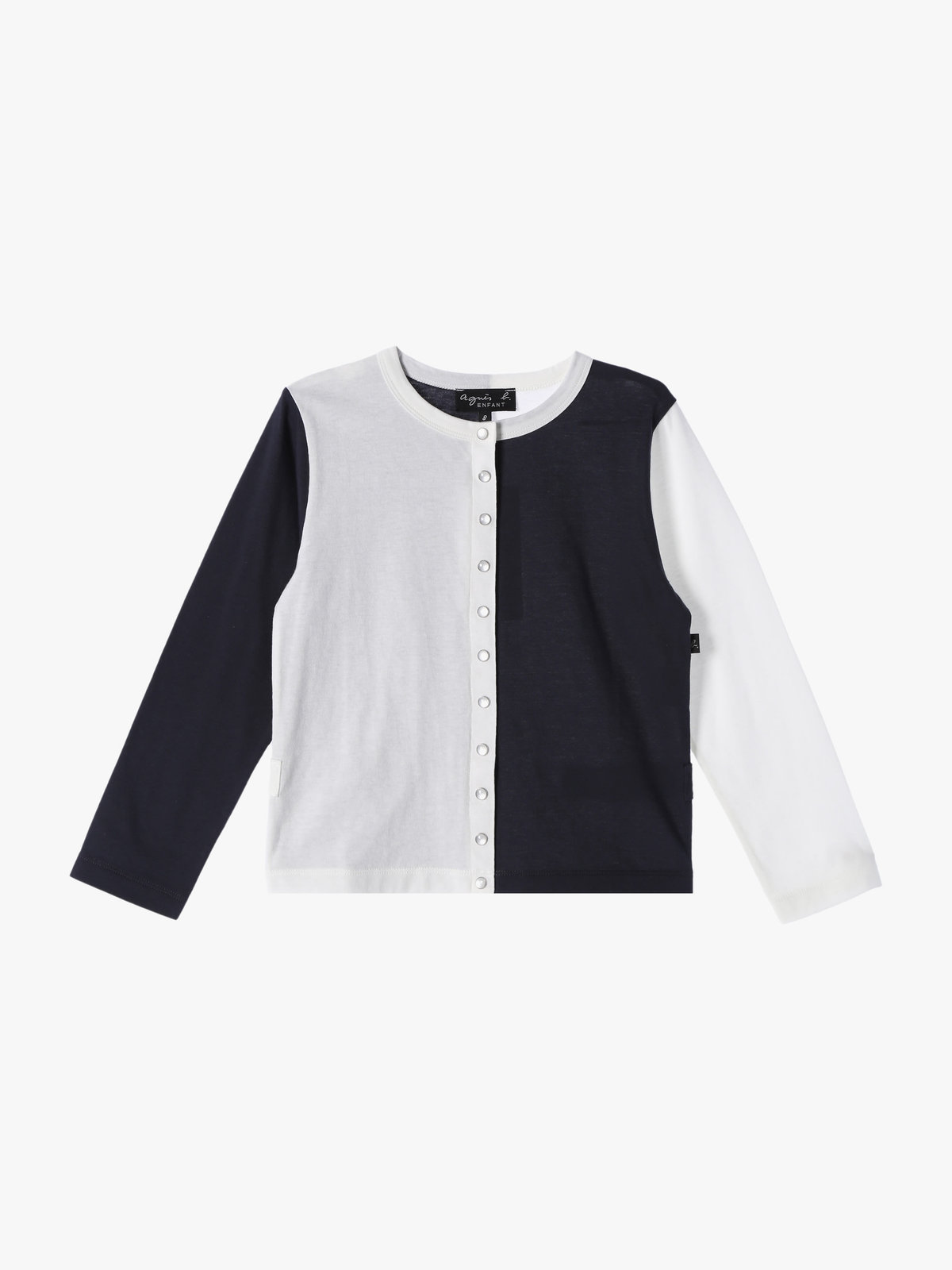 ENFANT ユニセックス JF59 E CARDIGAN キッズ カーディガン ホワイト