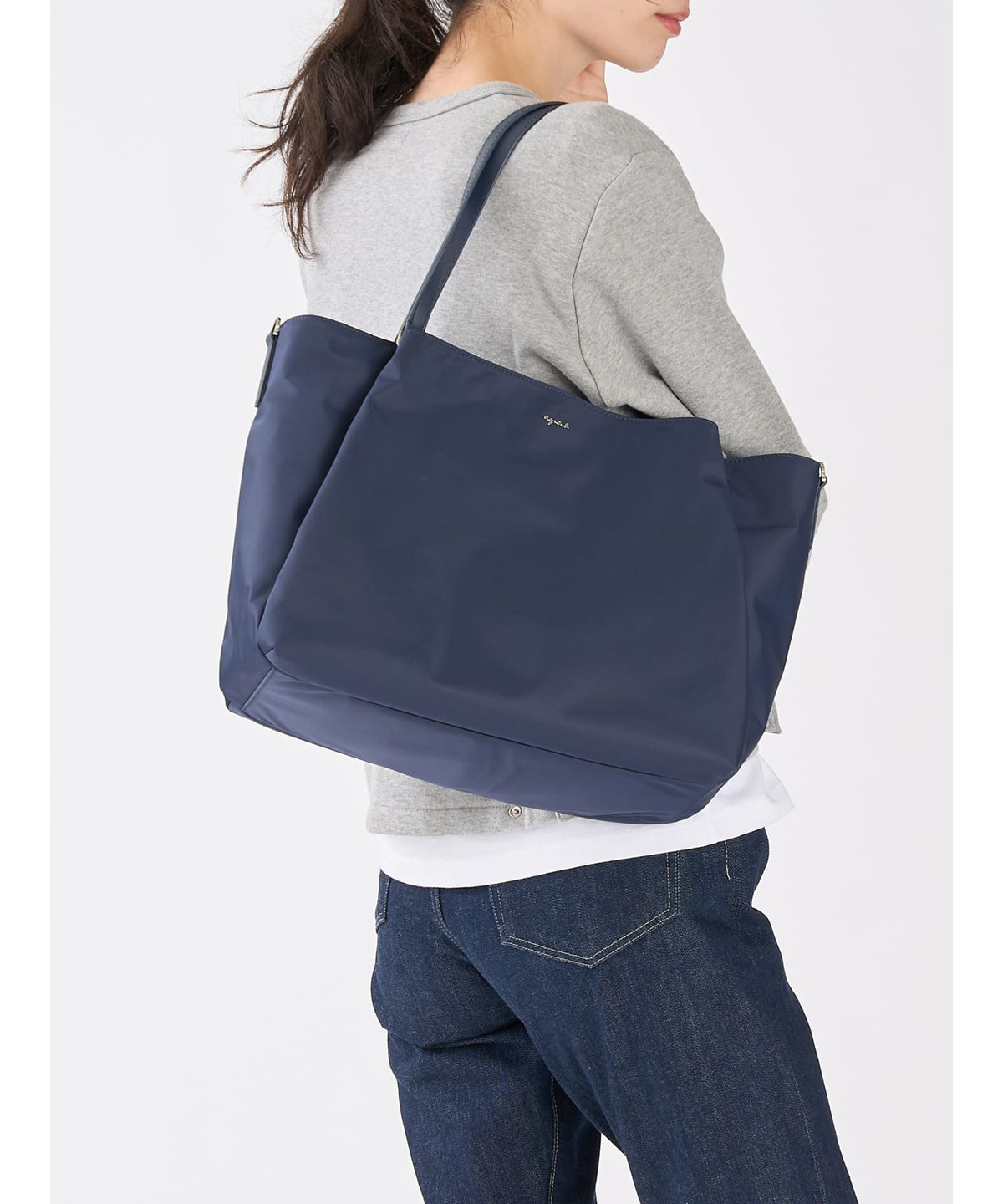 VOYAGE ウィメンズ バッグ＆ウォレット ナイロン 2way ラージ トートバッグ "Origami" ABS07-04 ネイビー