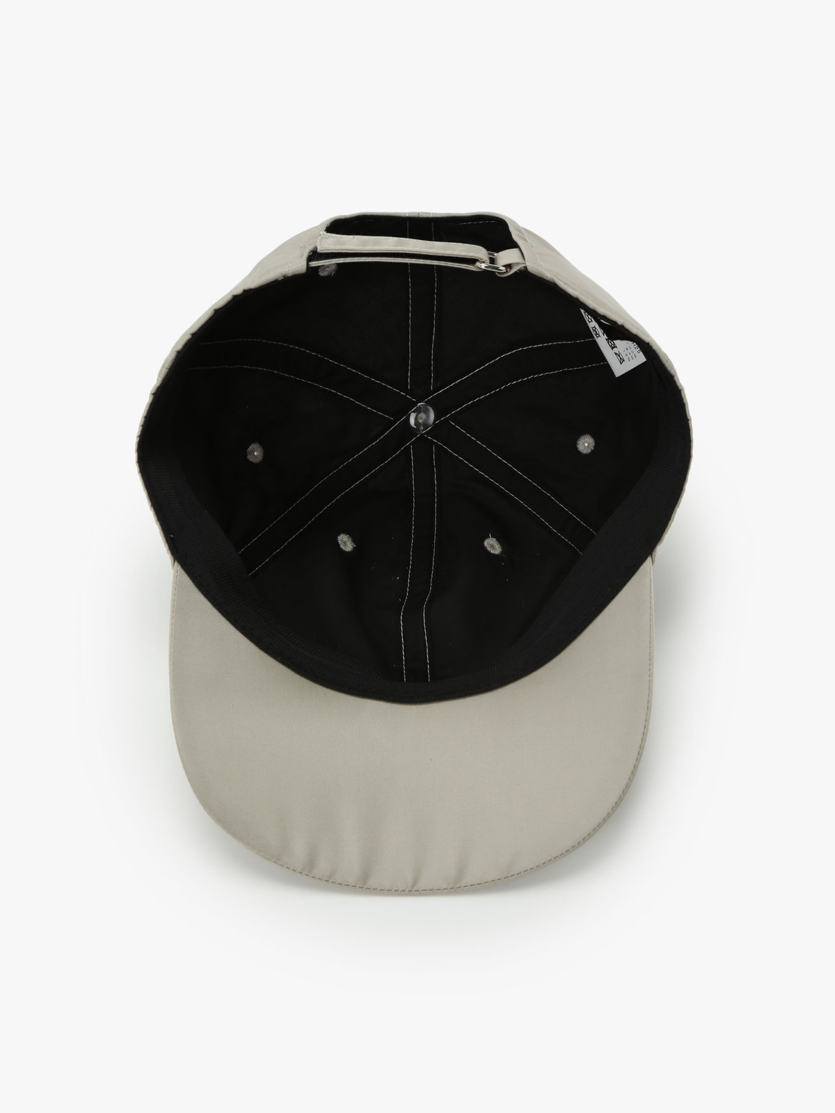 To b. by agnès b. 【Outlet】ロゴ刺繍 キャップ ホワイト