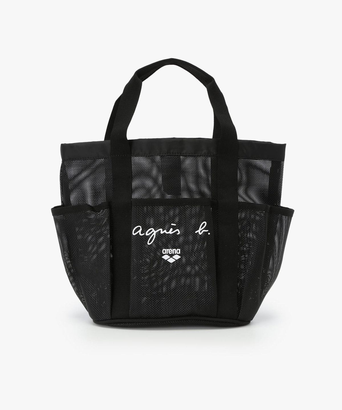 FEMME ウィメンズ agnes b. x arena メッシュバッグ ブラック