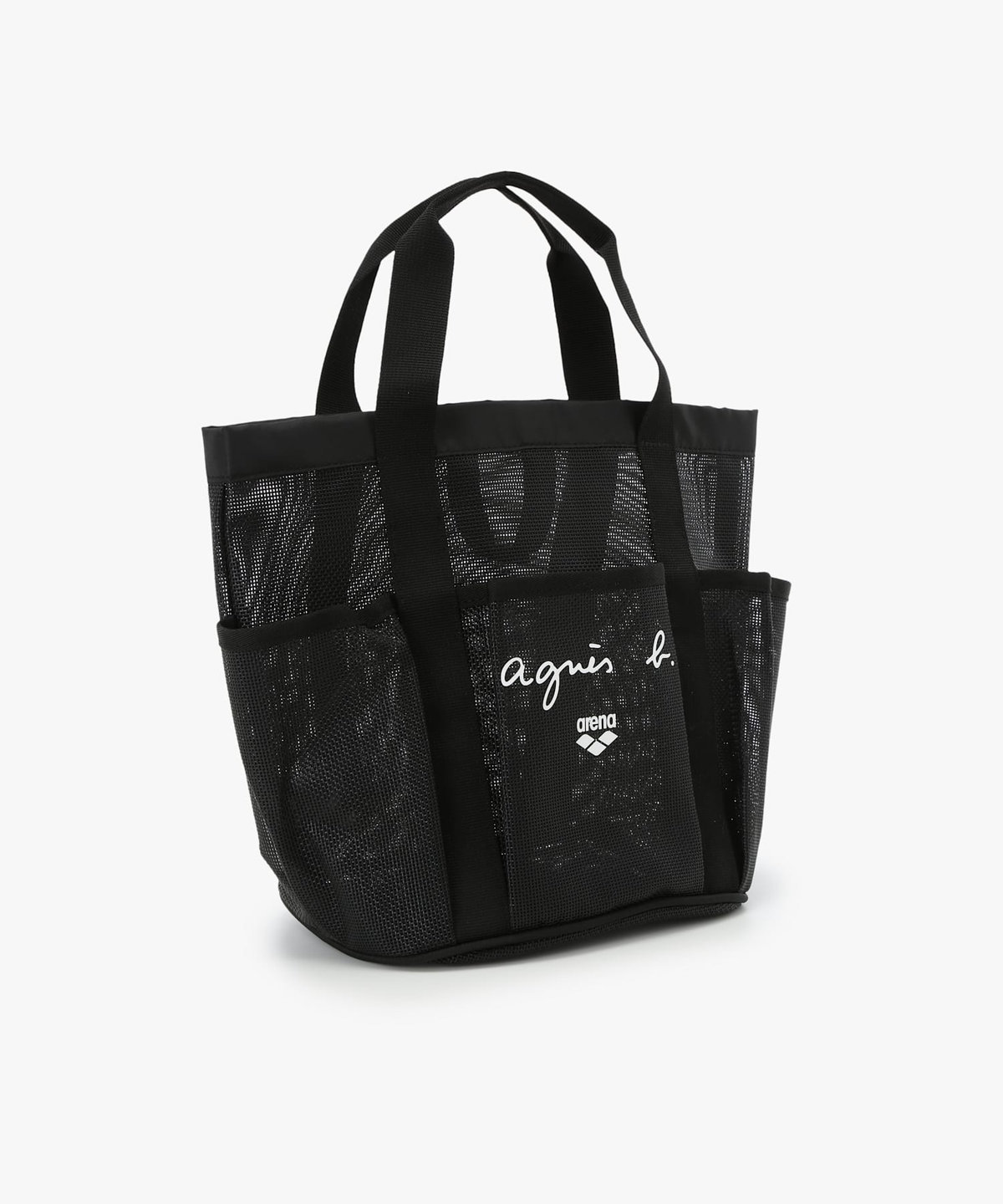 FEMME ウィメンズ agnes b. x arena メッシュバッグ ブラック