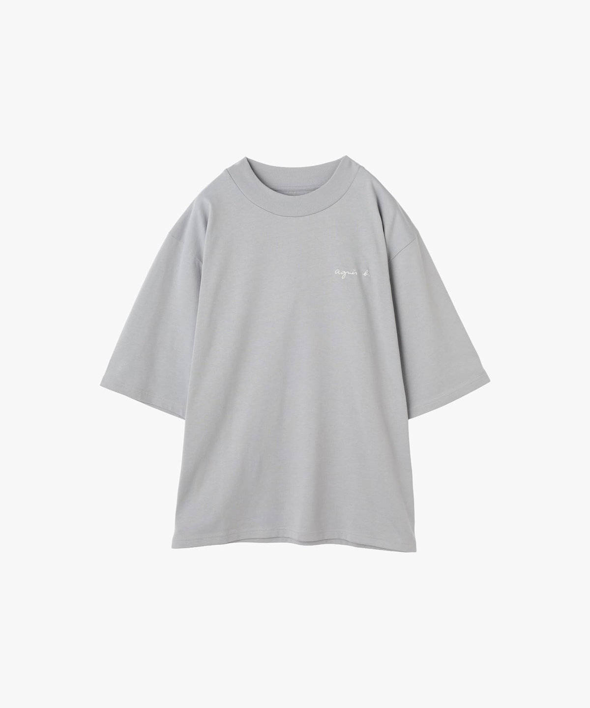 HOMME メンズ メンズ ロゴ 刺繍 コットン 半袖 Tシャツ "Horace" グレー系その他