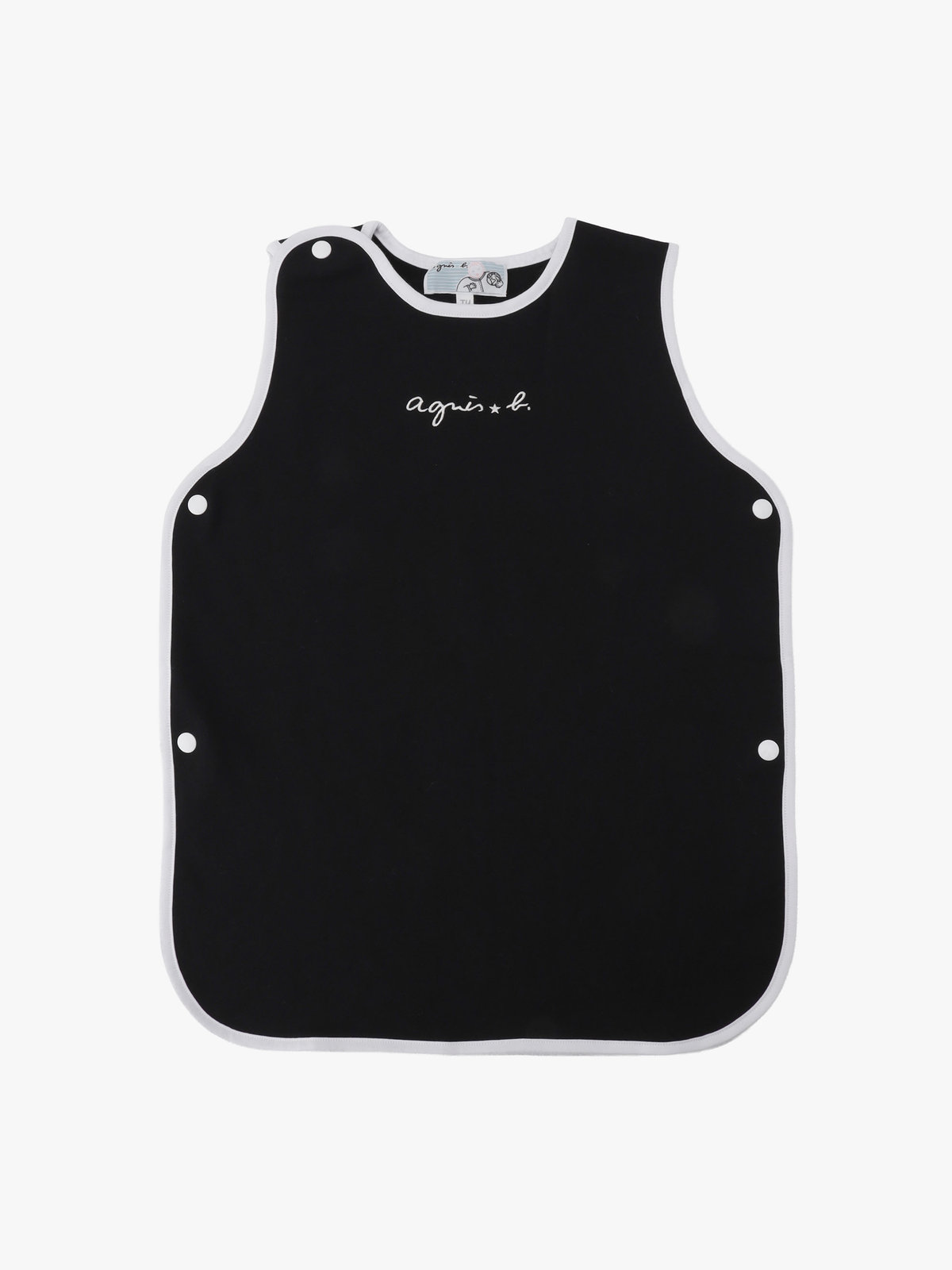 ENFANT ベビー ベビー ロゴ スリーパー ブラック