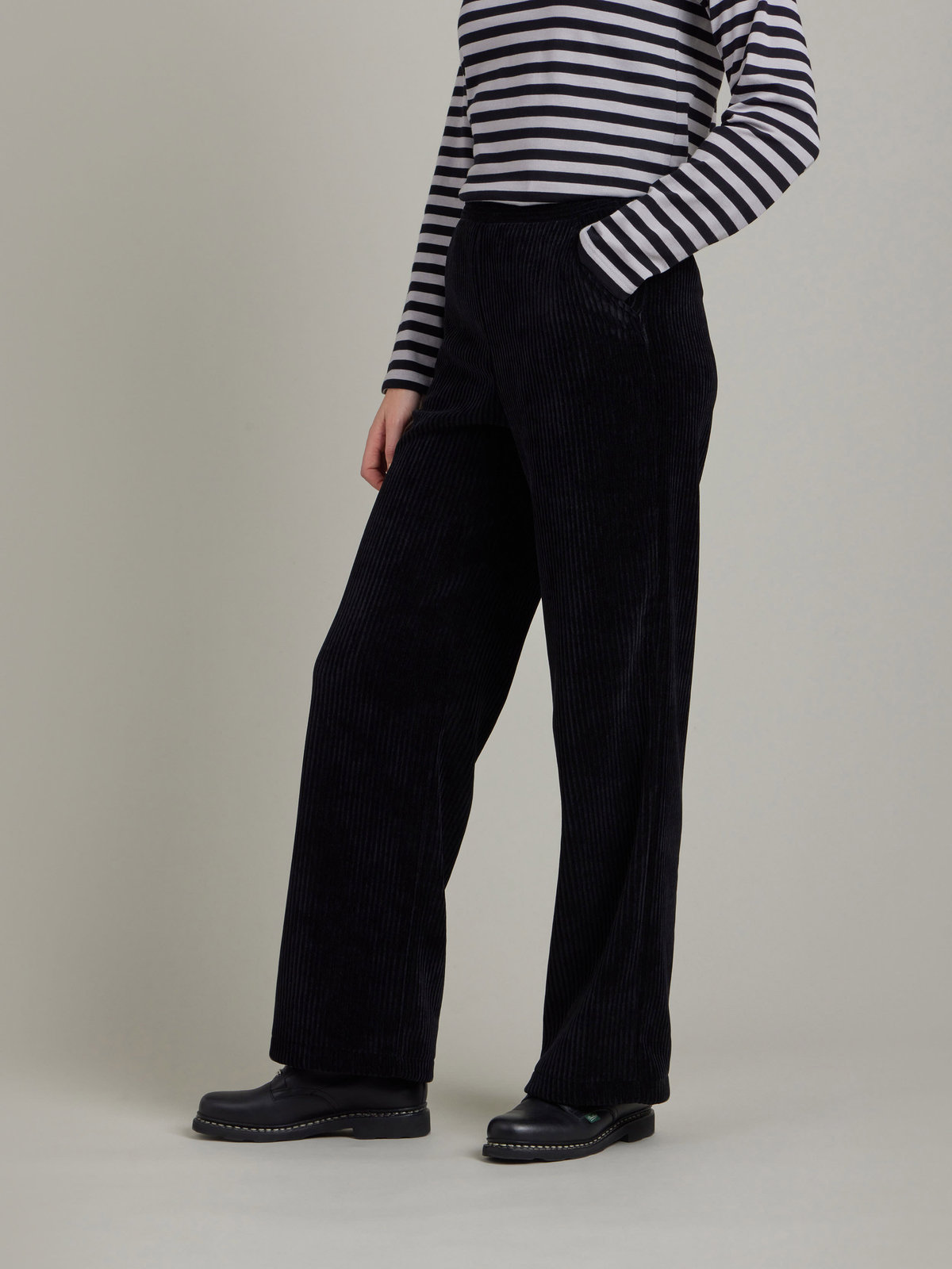 FEMME ウィメンズ 【Outlet】コーデュロイ フレアパンツ "Sailor" ブラック