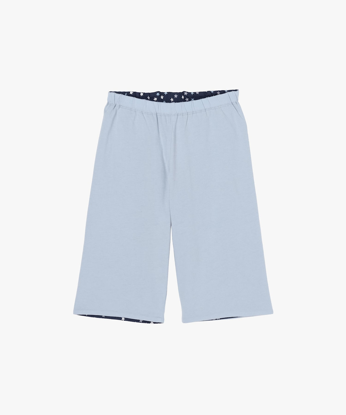 ENFANT ユニセックス キッズ プリント コットン リバーシブル ハーフ パンツ "Hawai" ネイビー