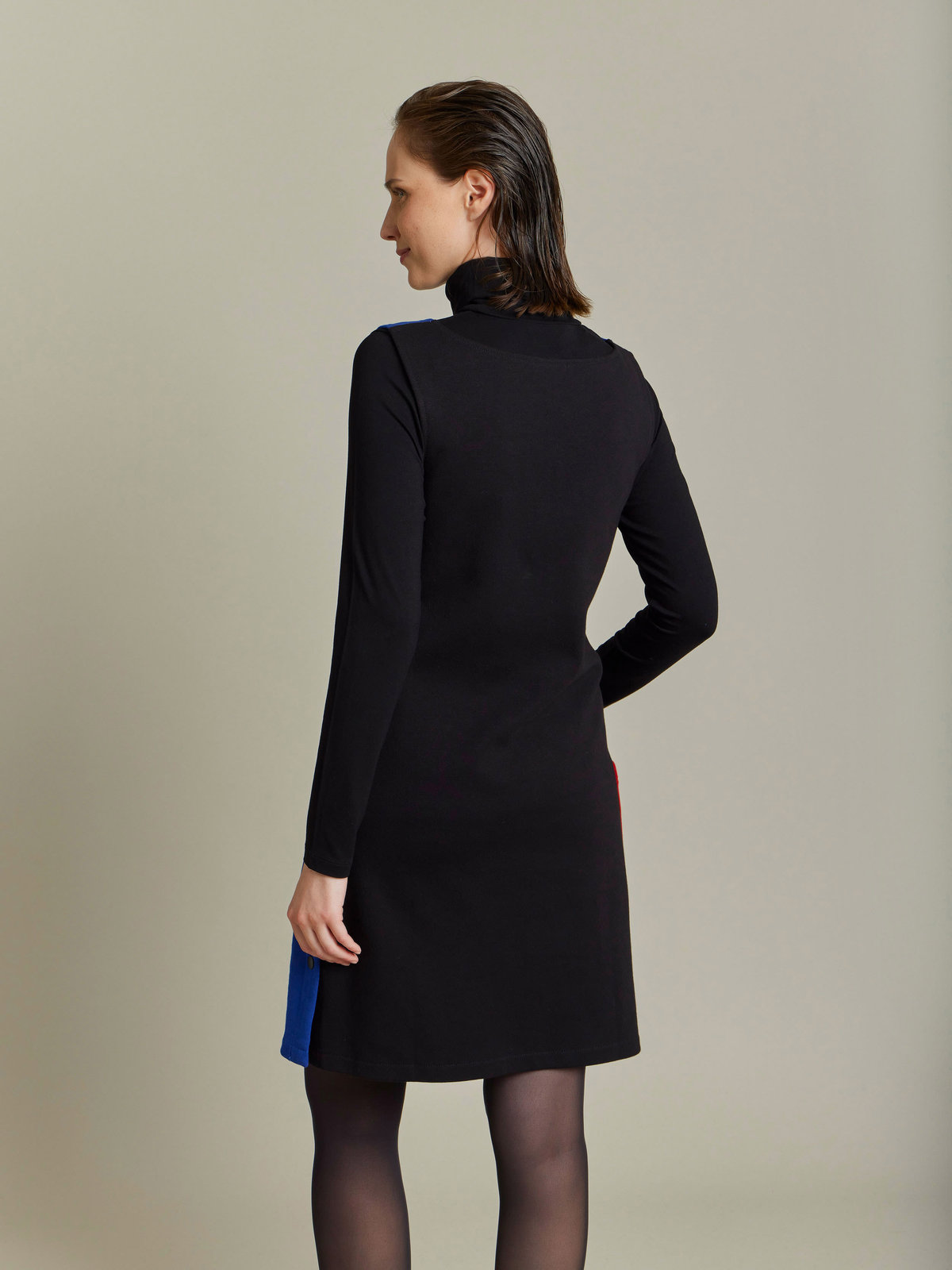 FEMME ウィメンズ 【Outlet】J617 ROBE ワンピースプレッション OPPO ネイビー