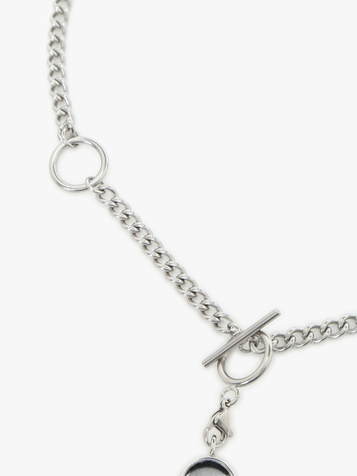 HOMME メンズ メンズ メンズ ”Willie”ロゴ チェーン ネックレス ”Ben” シルバー