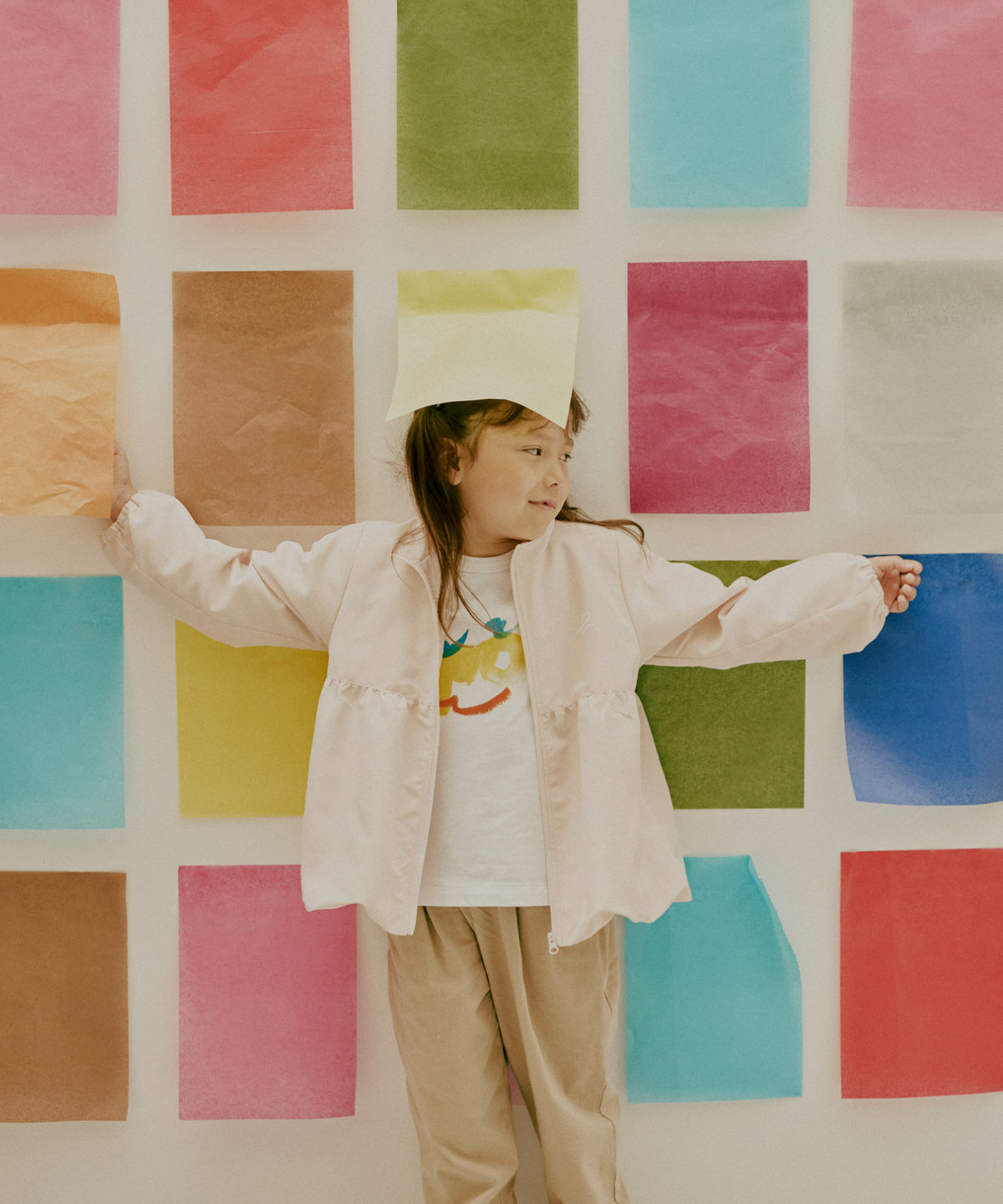 ENFANT ユニセックス キッズ プリント コットン 半袖 Tシャツ agnes b.×mayumi yamase ホワイト