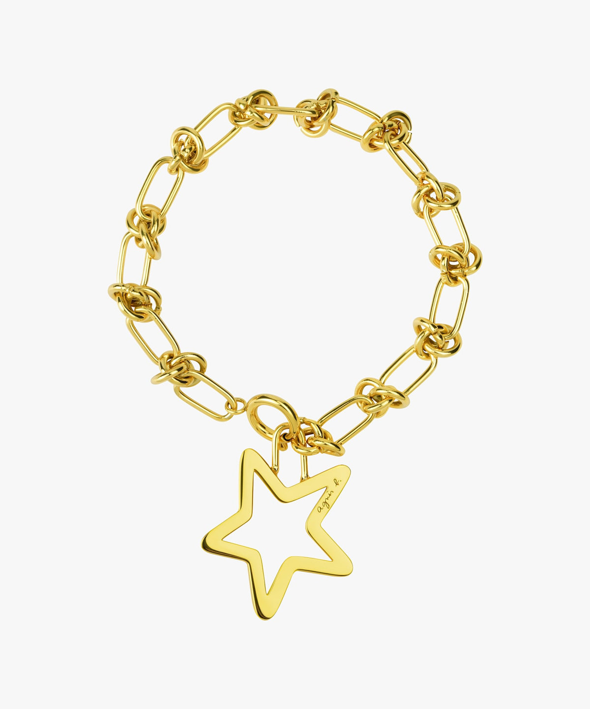 FEMME ウィメンズ スターモチーフ ブレスレット "Rock Star" ゴールド
