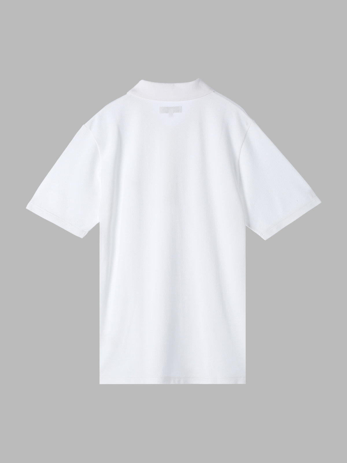 HOMME メンズ メンズ アイコニック 刺繍 コットン 半袖 ポロシャツ "Lezard" ホワイト