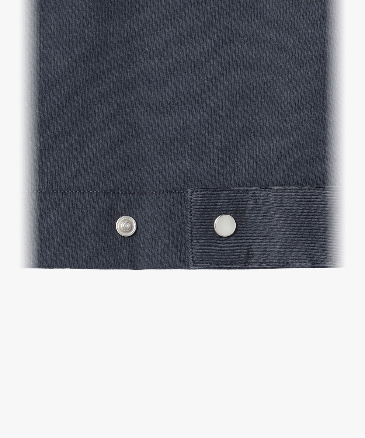 HOMME メンズ メンズ オーガニックコットン 長袖 カーディガンプレッション グレー