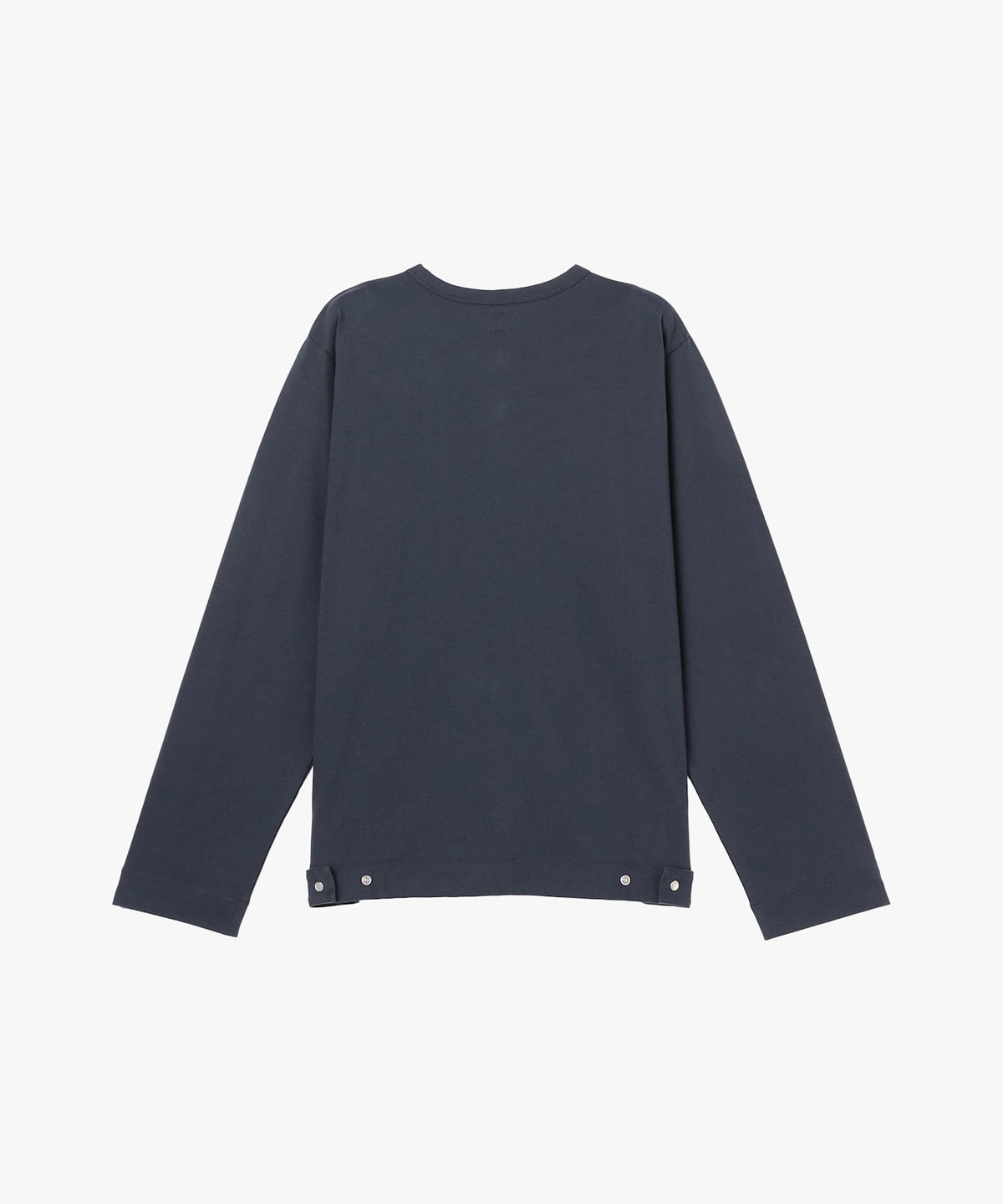 HOMME メンズ メンズ オーガニックコットン 長袖 カーディガンプレッション グレー