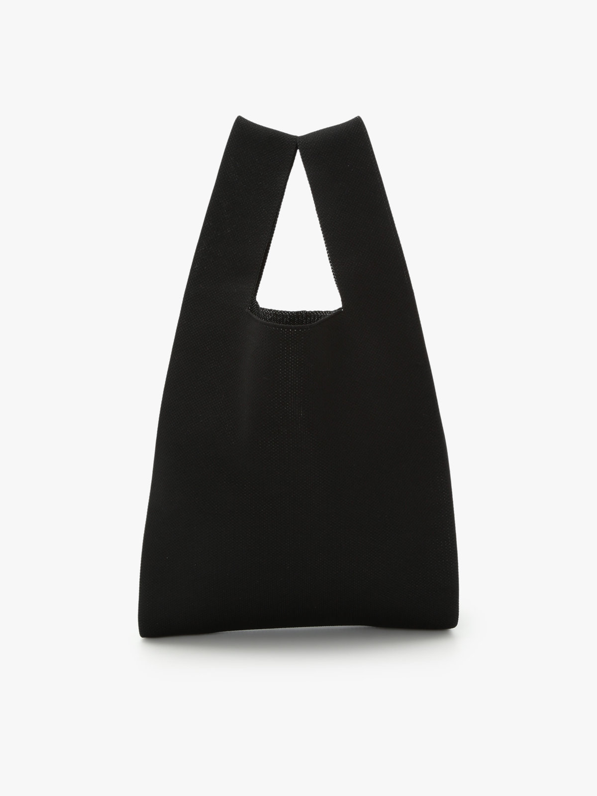 To b. by agnès b. ニット ロゴトートバッグ ブラック