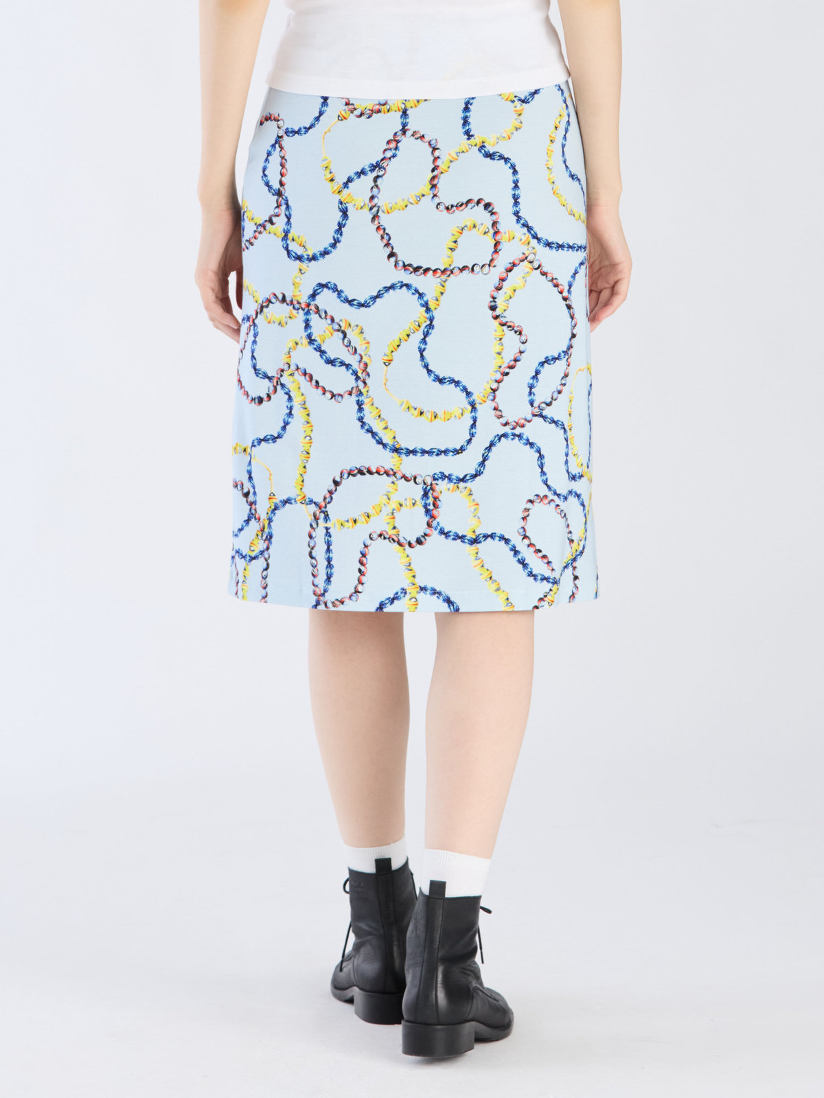 FEMME ウィメンズ プリント ひざ丈スカート "Colliers" マルチ