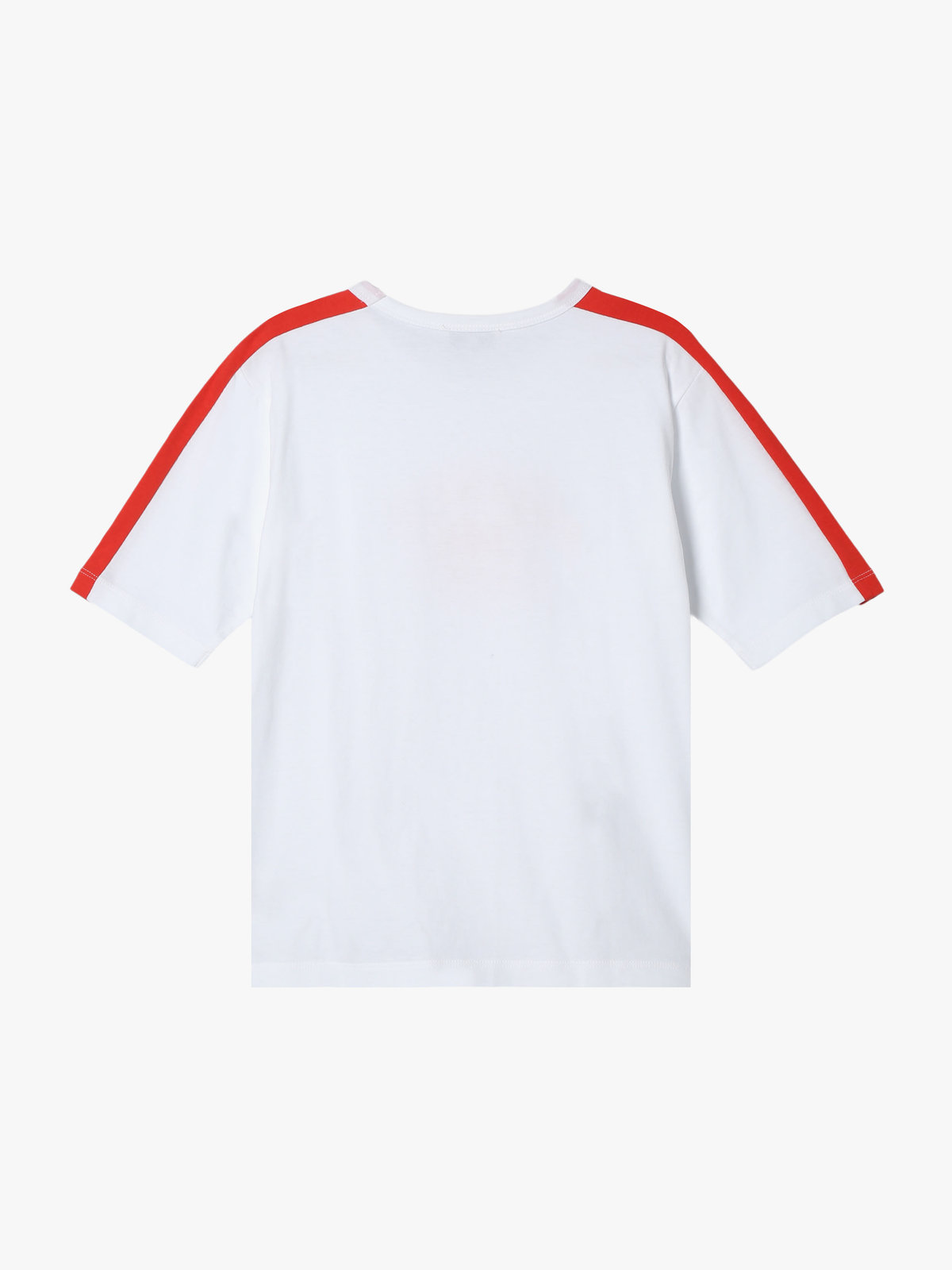 ENFANT ユニセックス キッズ ロゴ プリント コットン 半袖 Tシャツ ホワイト