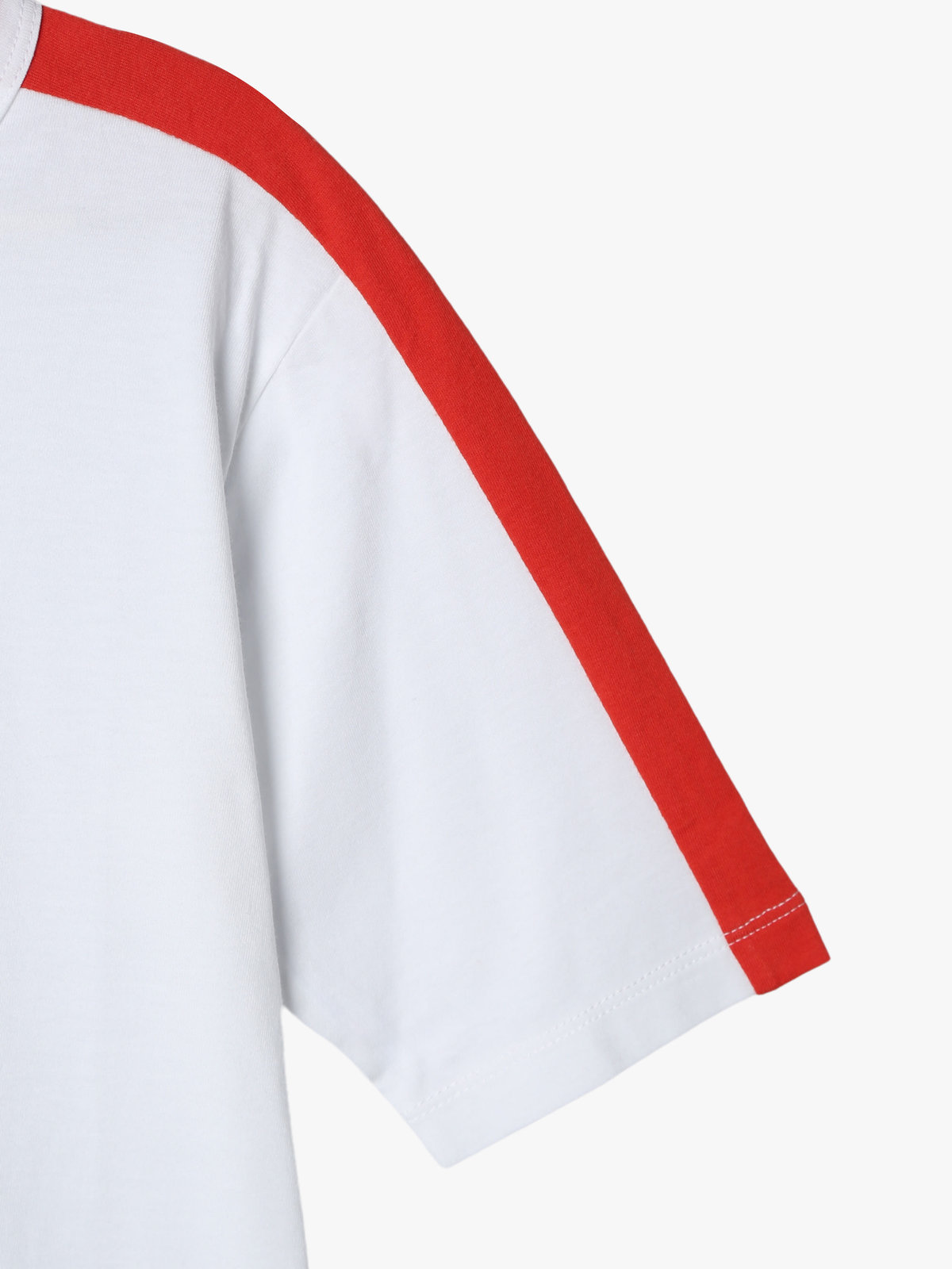 ENFANT ユニセックス キッズ ロゴ プリント コットン 半袖 Tシャツ ホワイト