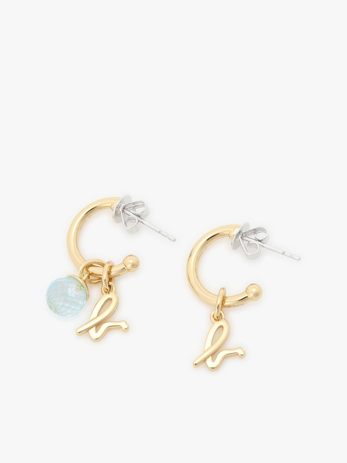 FEMME ウィメンズ ストーンピアス ”Sky Topaz” ブルー