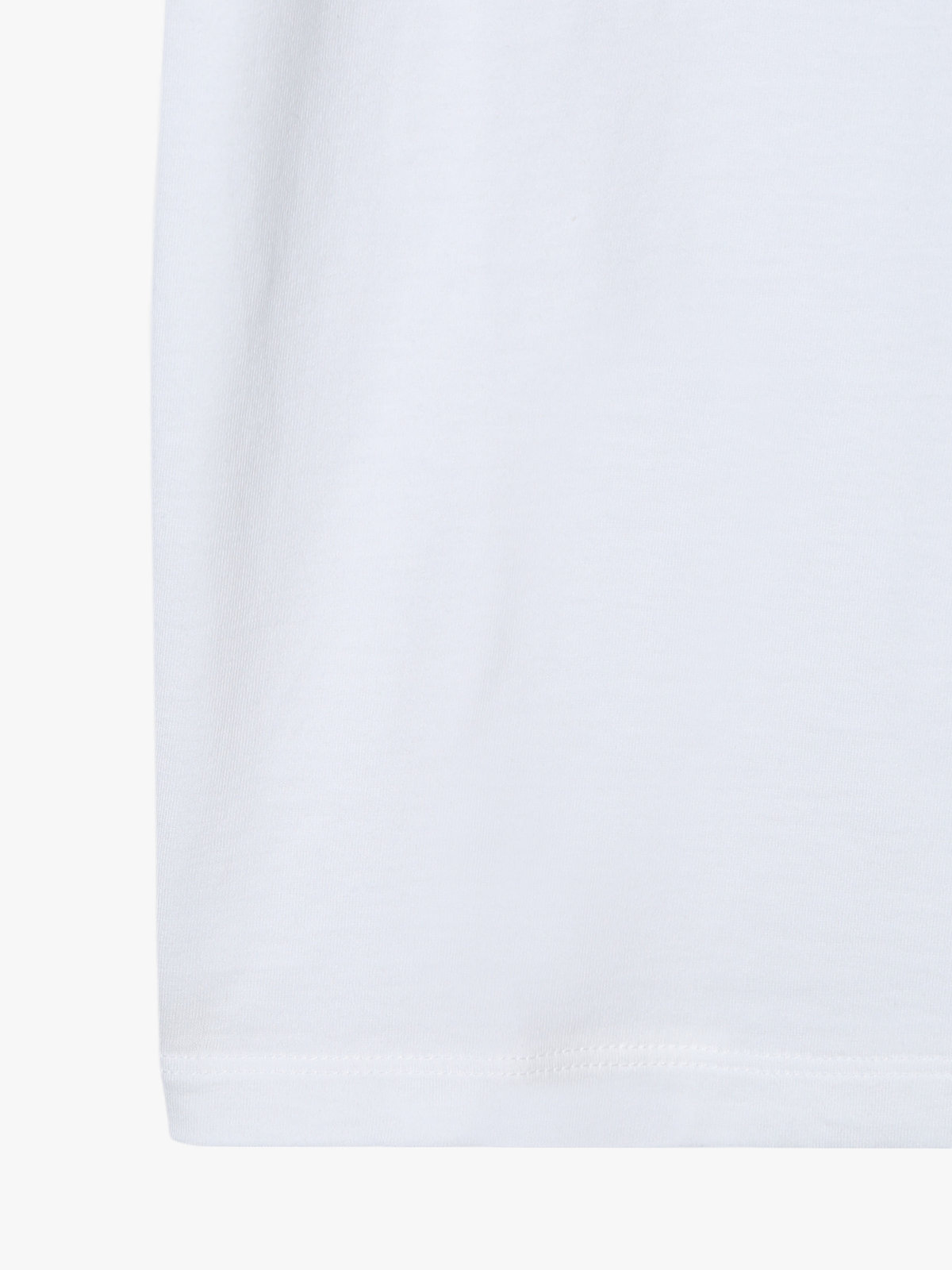 ENFANT ユニセックス キッズ ロゴ プリント コットン 半袖 Tシャツ ホワイト