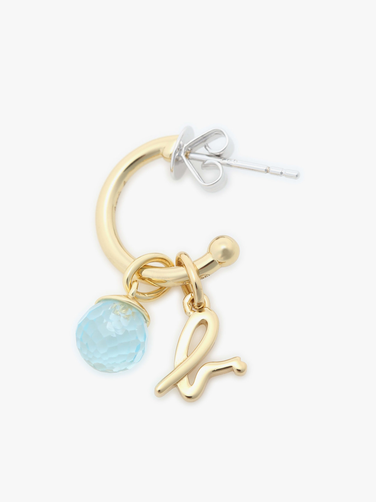 FEMME ウィメンズ ストーンピアス ”Sky Topaz” ブルー