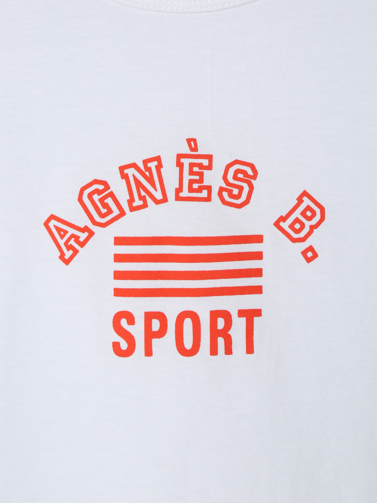 ENFANT ユニセックス キッズ ロゴ プリント コットン 半袖 Tシャツ ホワイト