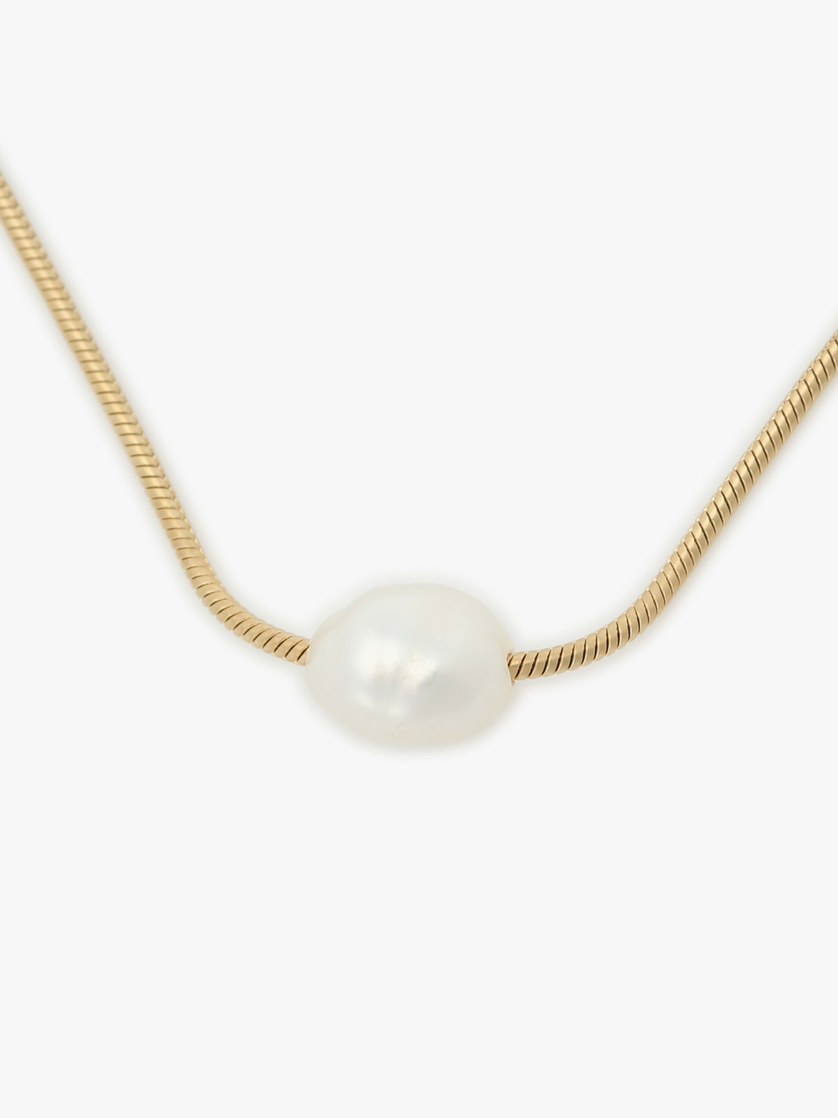 To b. by agnès b. 淡水パール ネックレス ゴールド