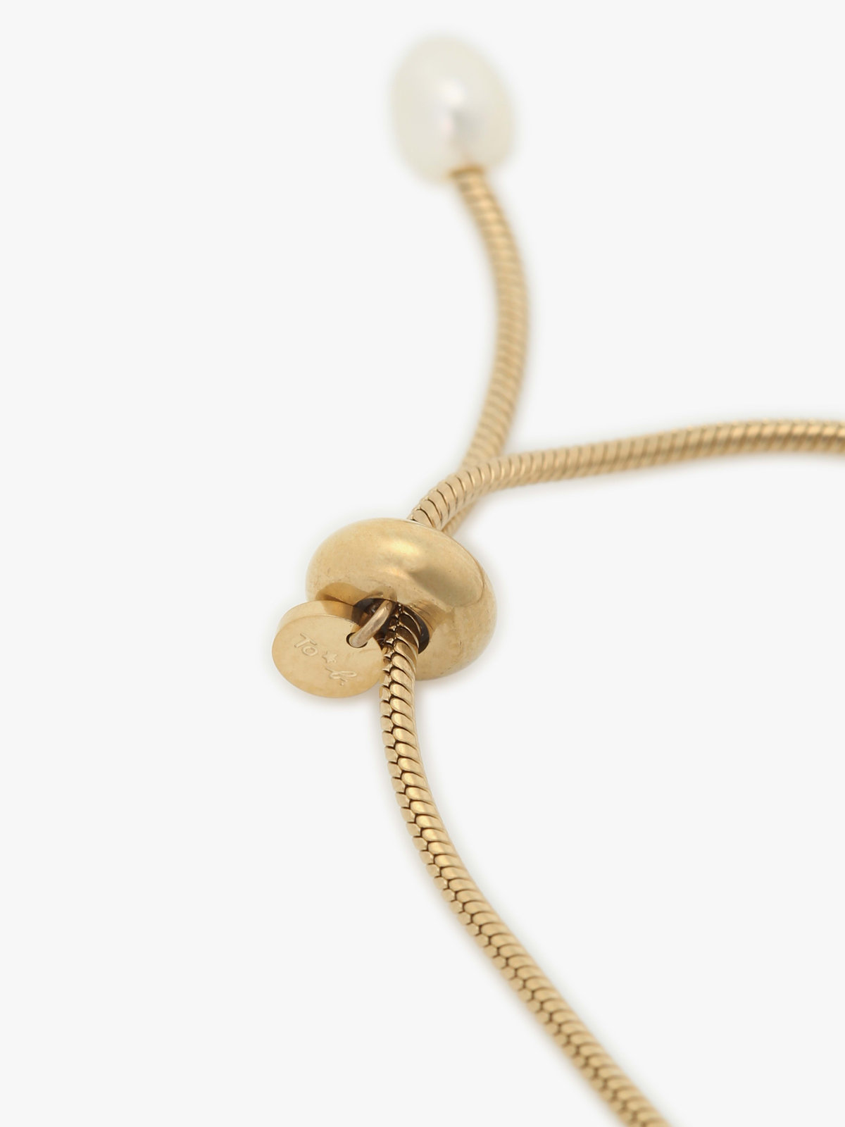 To b. by agnès b. 淡水パール ネックレス ゴールド